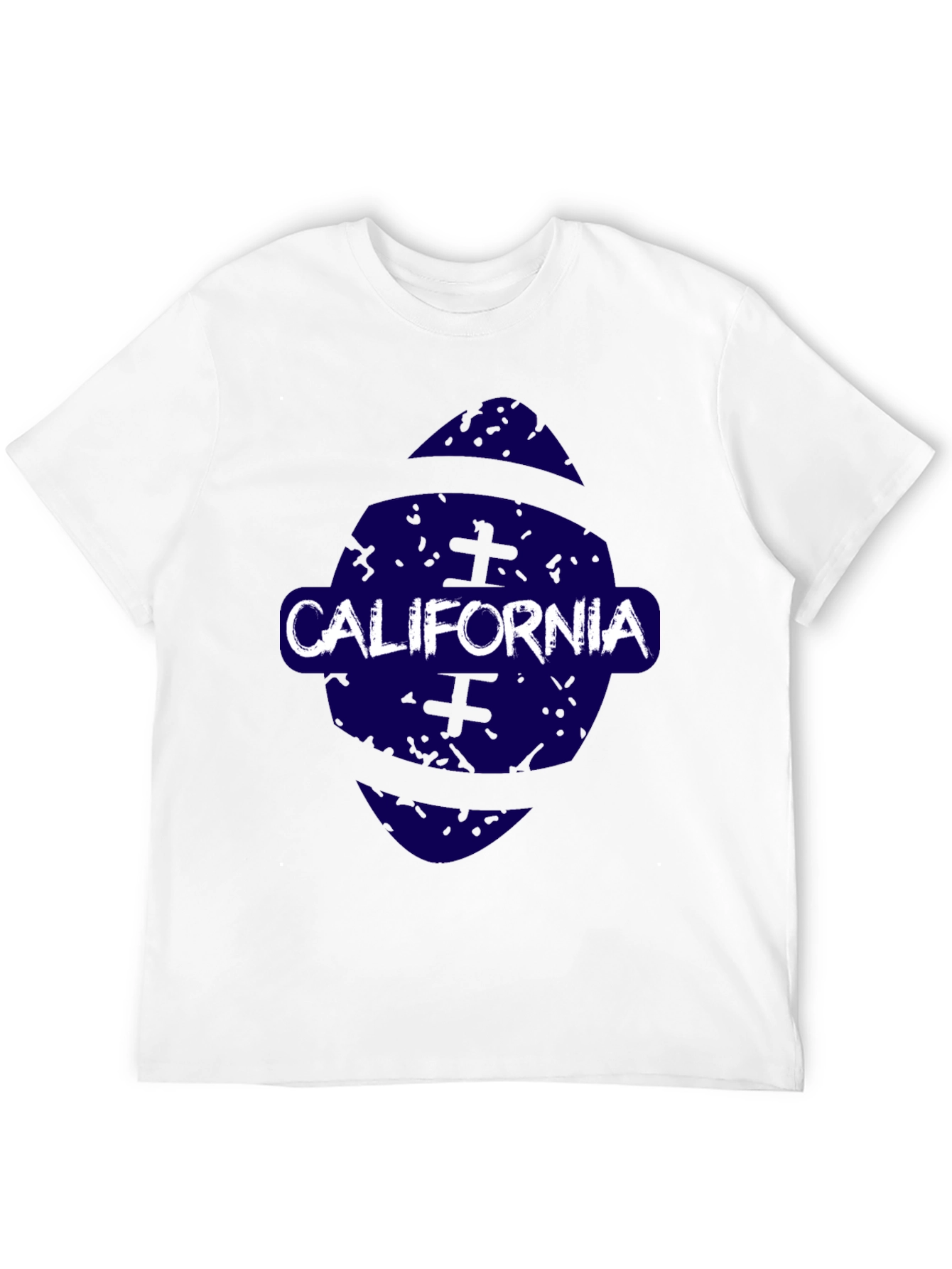 California Graphic Print Crew Neck T-Shirt