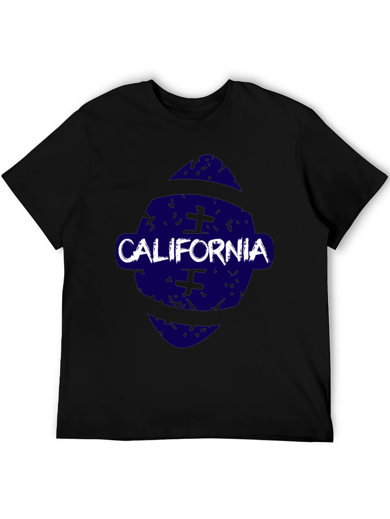 California Graphic Print Crew Neck T-Shirt
