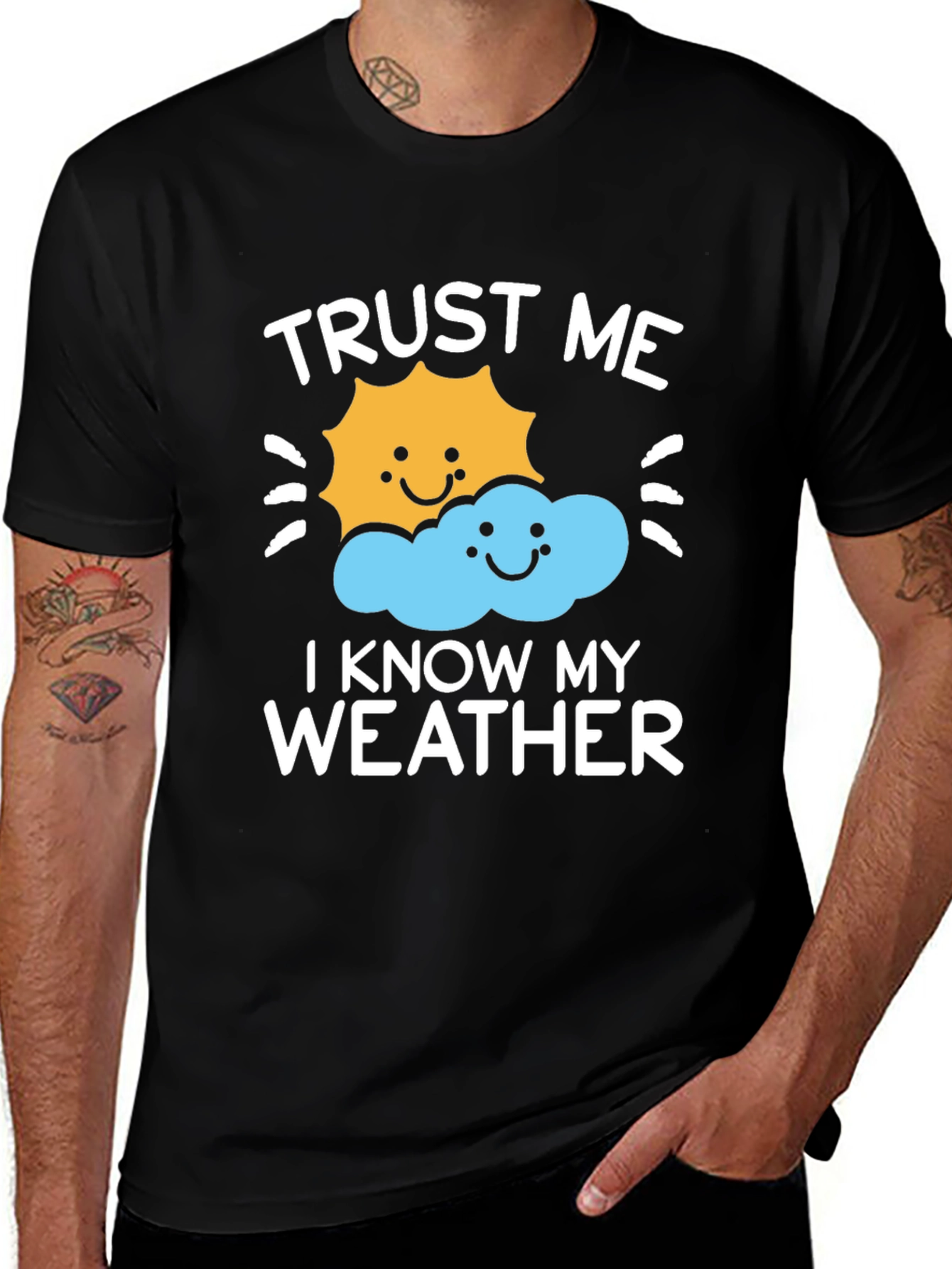 Trust Me I Know My Weather Graphic Tee