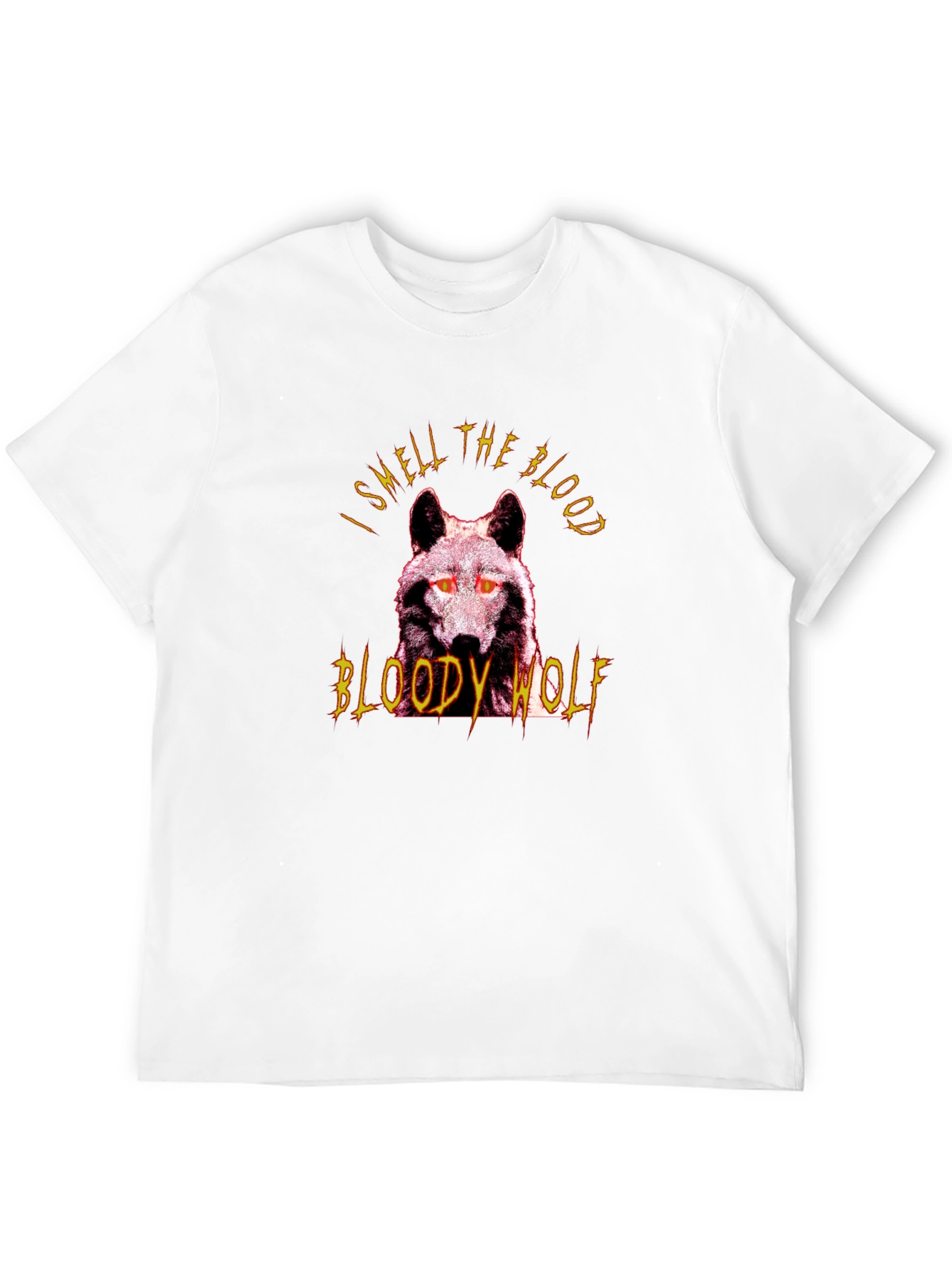Bloody Wolf Graphic Tee - Mens Black T-Shirt