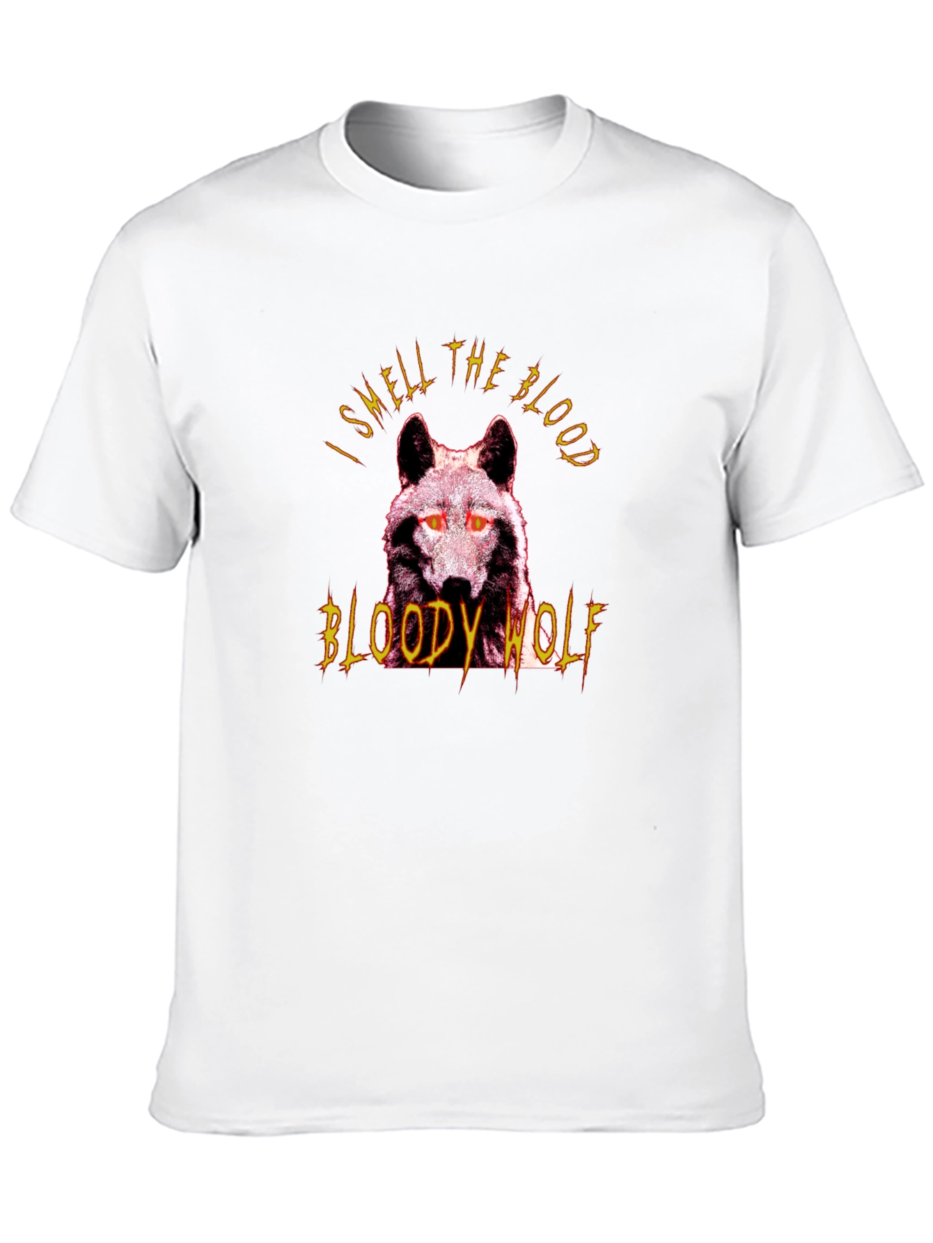 Bloody Wolf Graphic Tee - Mens Black T-Shirt