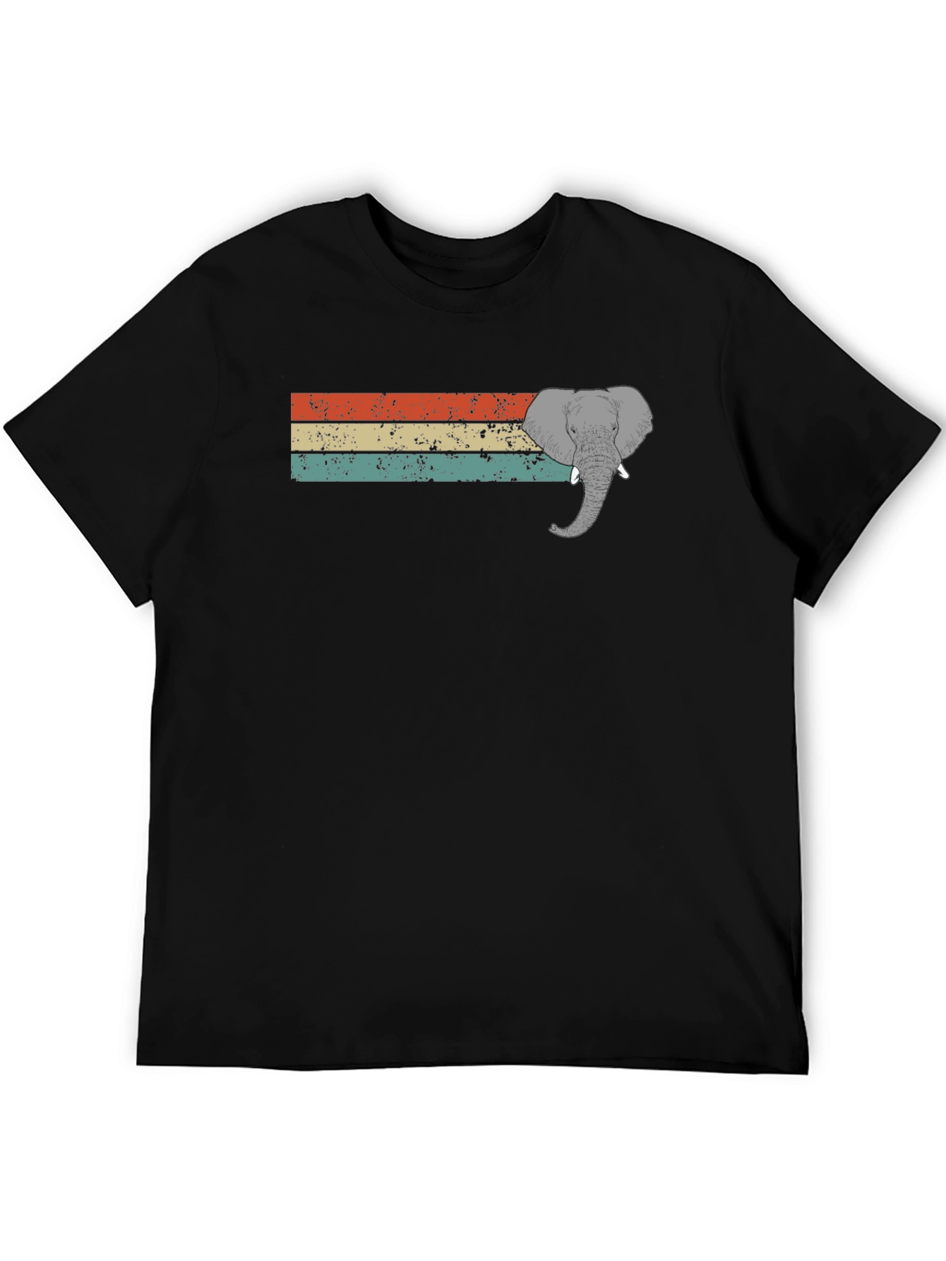Retro Elephant Graphic T-Shirt - Unisex Style