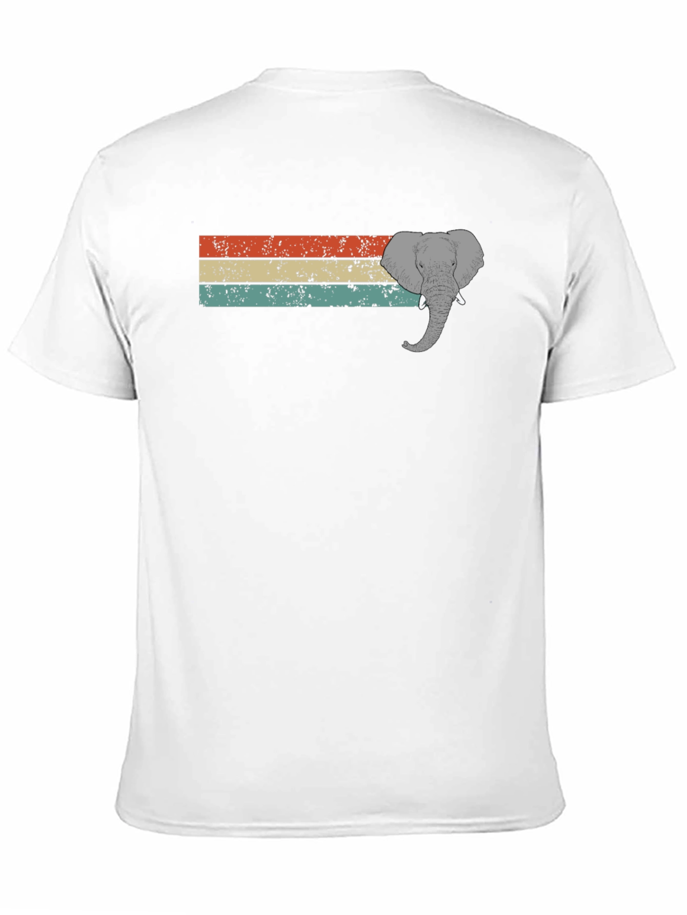 Retro Elephant Graphic T-Shirt - Unisex Style