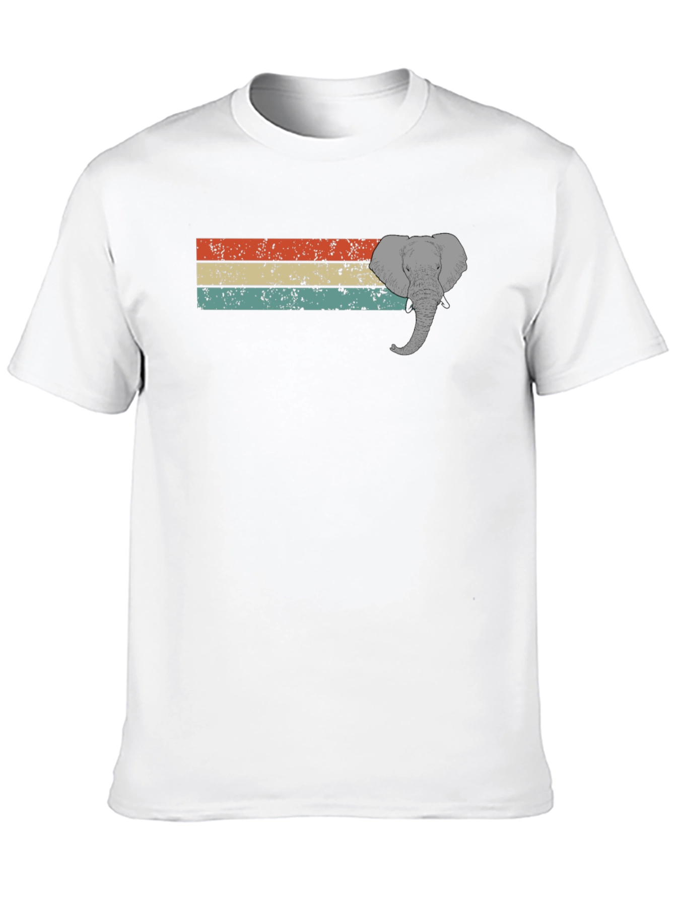 Retro Elephant Graphic T-Shirt - Unisex Style