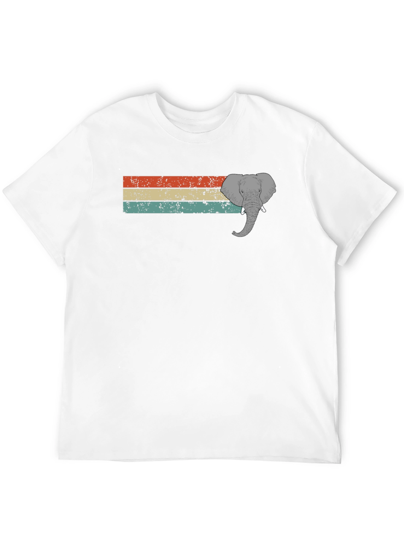 Retro Elephant Graphic T-Shirt - Unisex Style