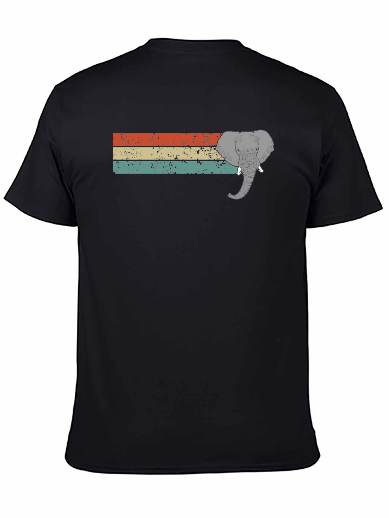 Retro Elephant Graphic T-Shirt - Unisex Style