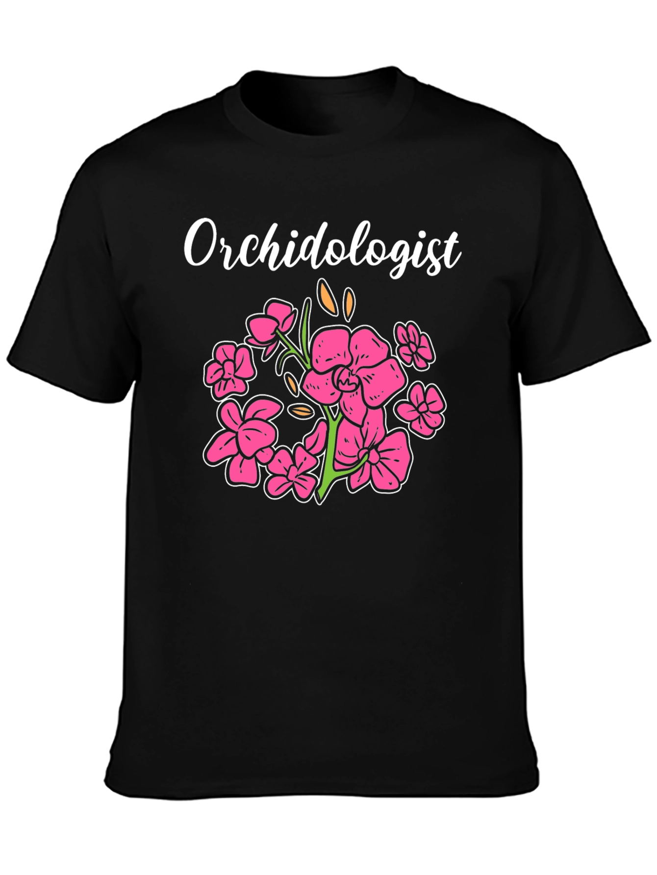 Orchidologist Floral T-Shirt - Botanical Lovers Tee