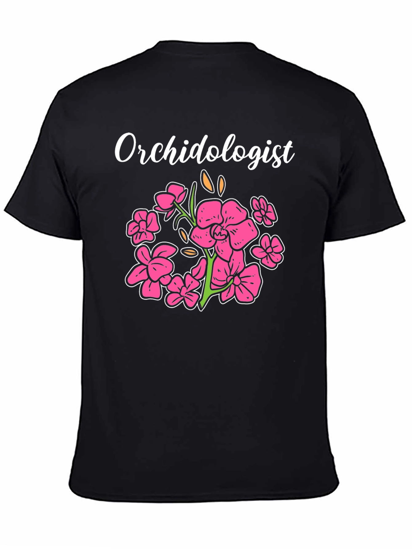 Orchidologist Floral T-Shirt - Botanical Lovers Tee