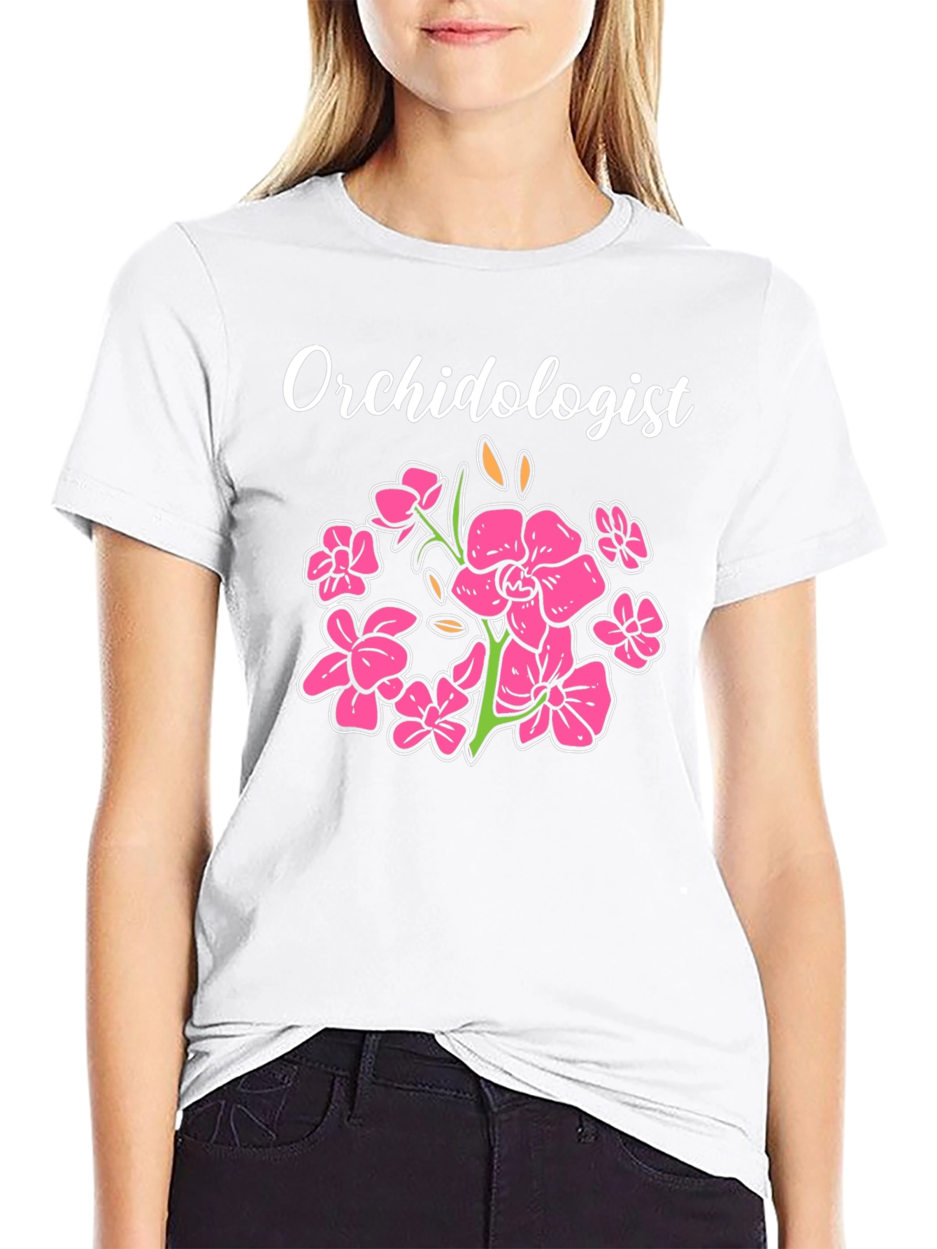 Orchidologist Floral T-Shirt - Botanical Lovers Tee