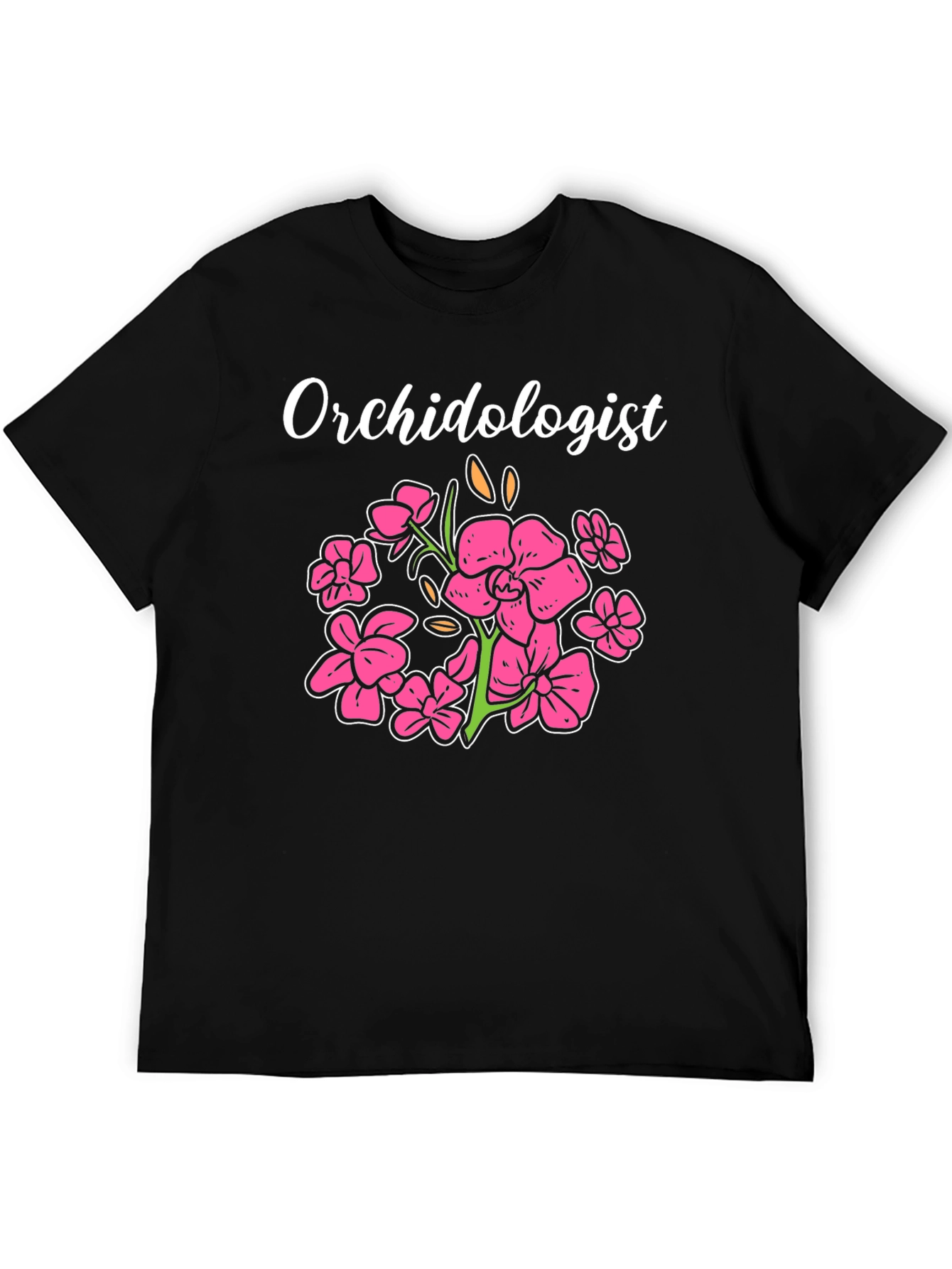 Orchidologist Floral T-Shirt - Botanical Lovers Tee