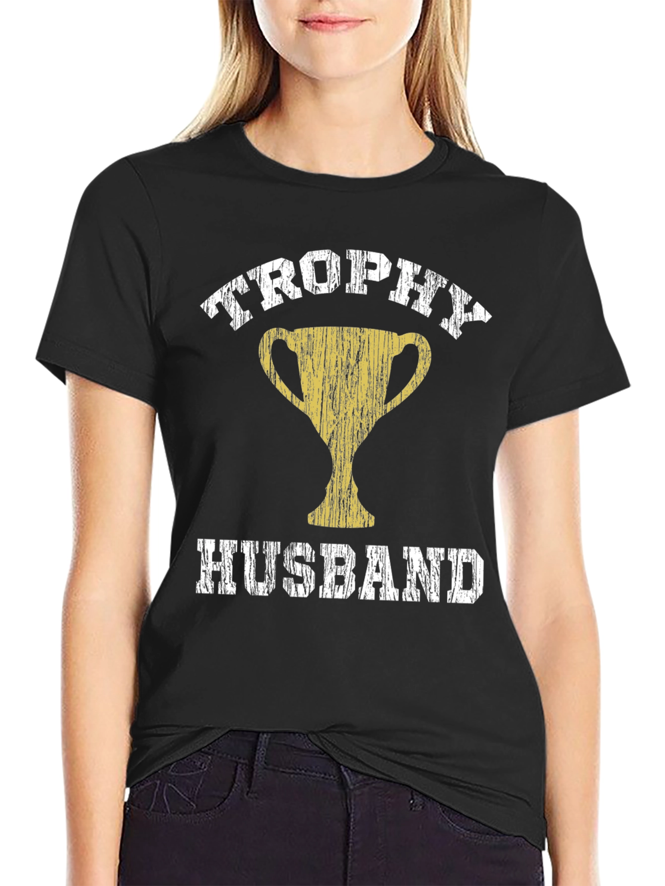 Trophy Husband Graphic Tee - Funny Husband Gift