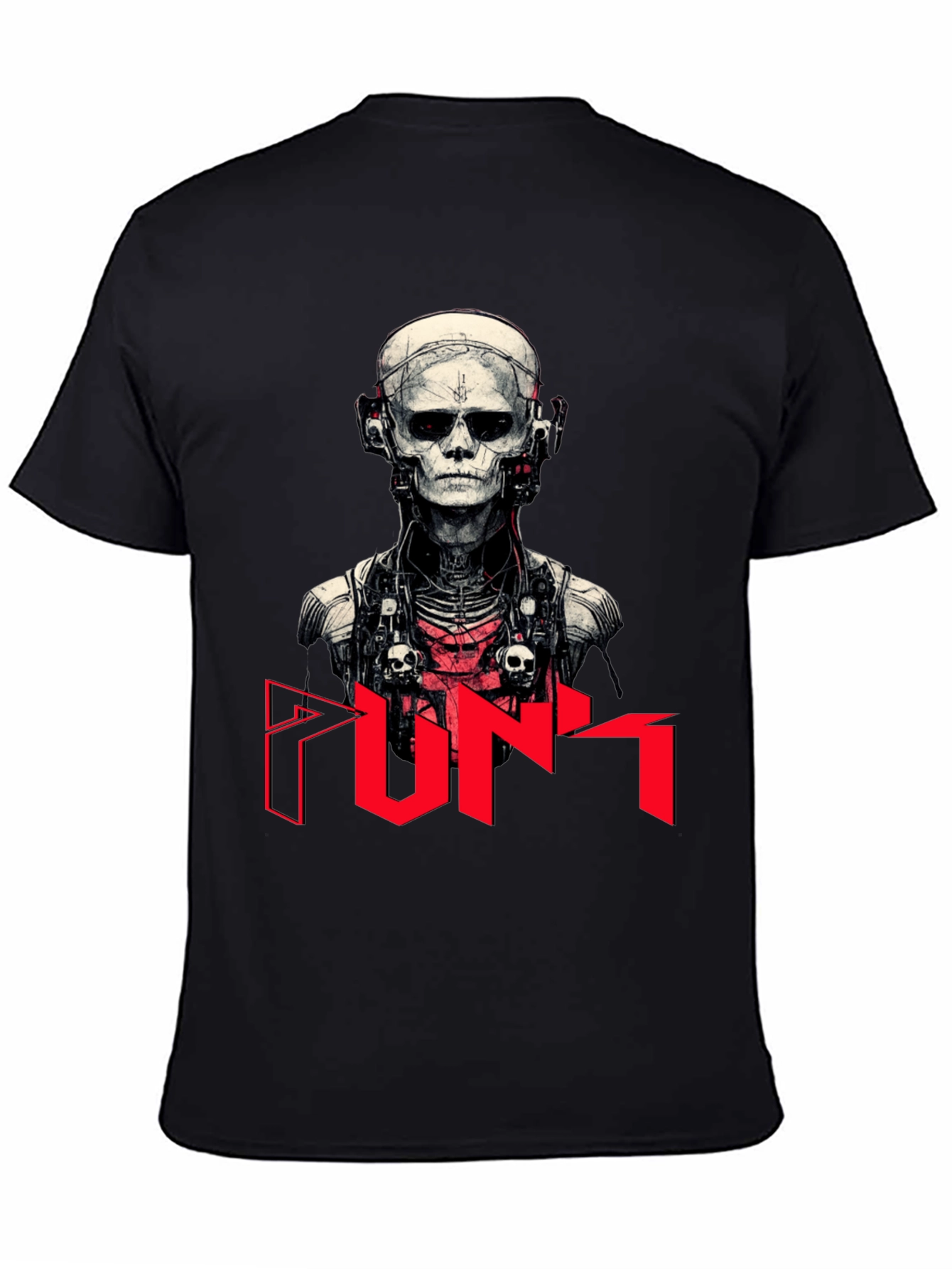 Cyberpunk Skeleton Graphic Tee