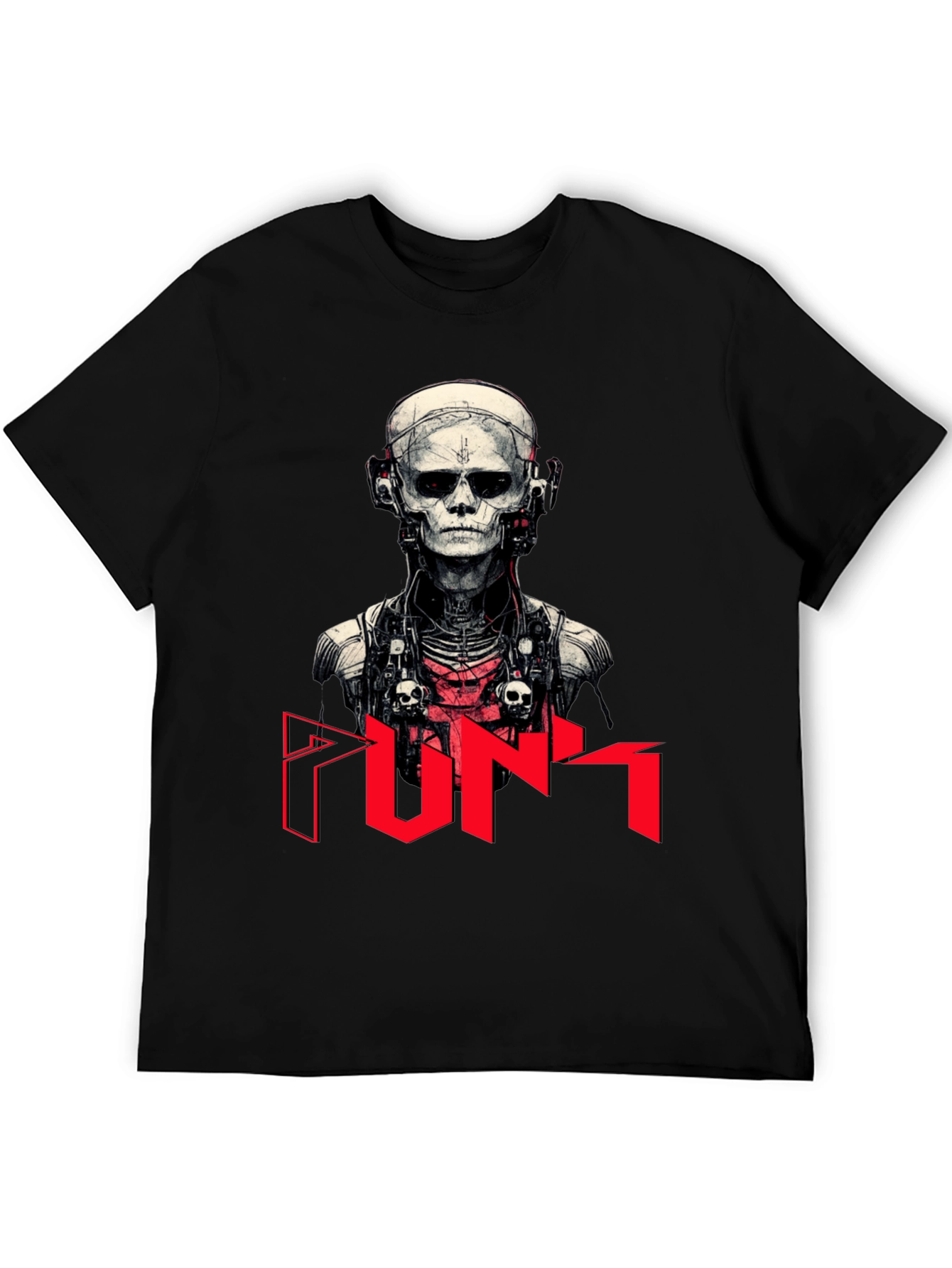 Cyberpunk Skeleton Graphic Tee
