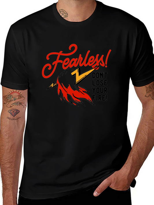 Fearless Graphic Print T-Shirt