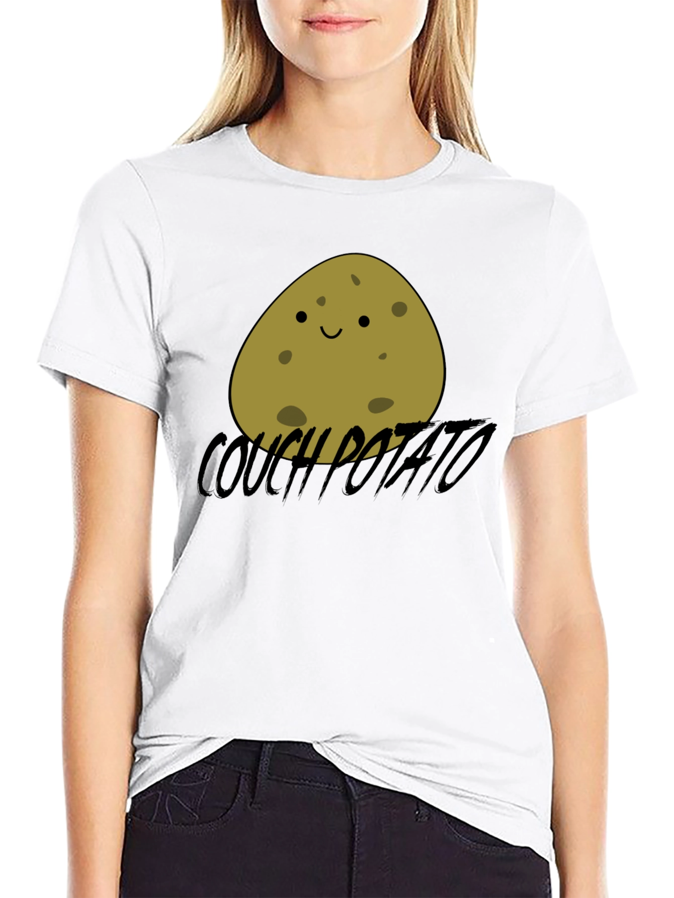 Couch Potato Graphic T-Shirt - Funny Relaxed Style