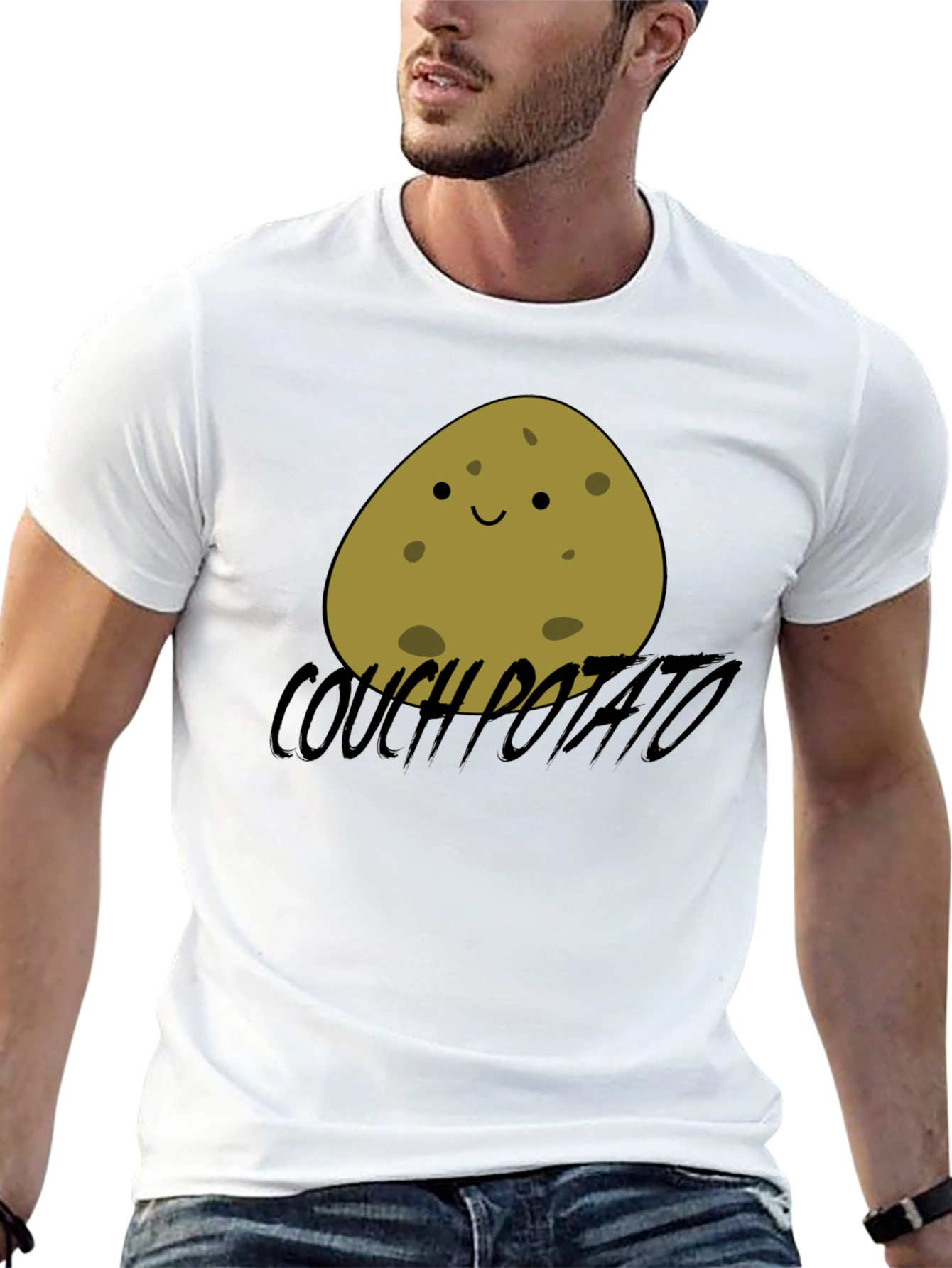Couch Potato Graphic T-Shirt - Funny Relaxed Style