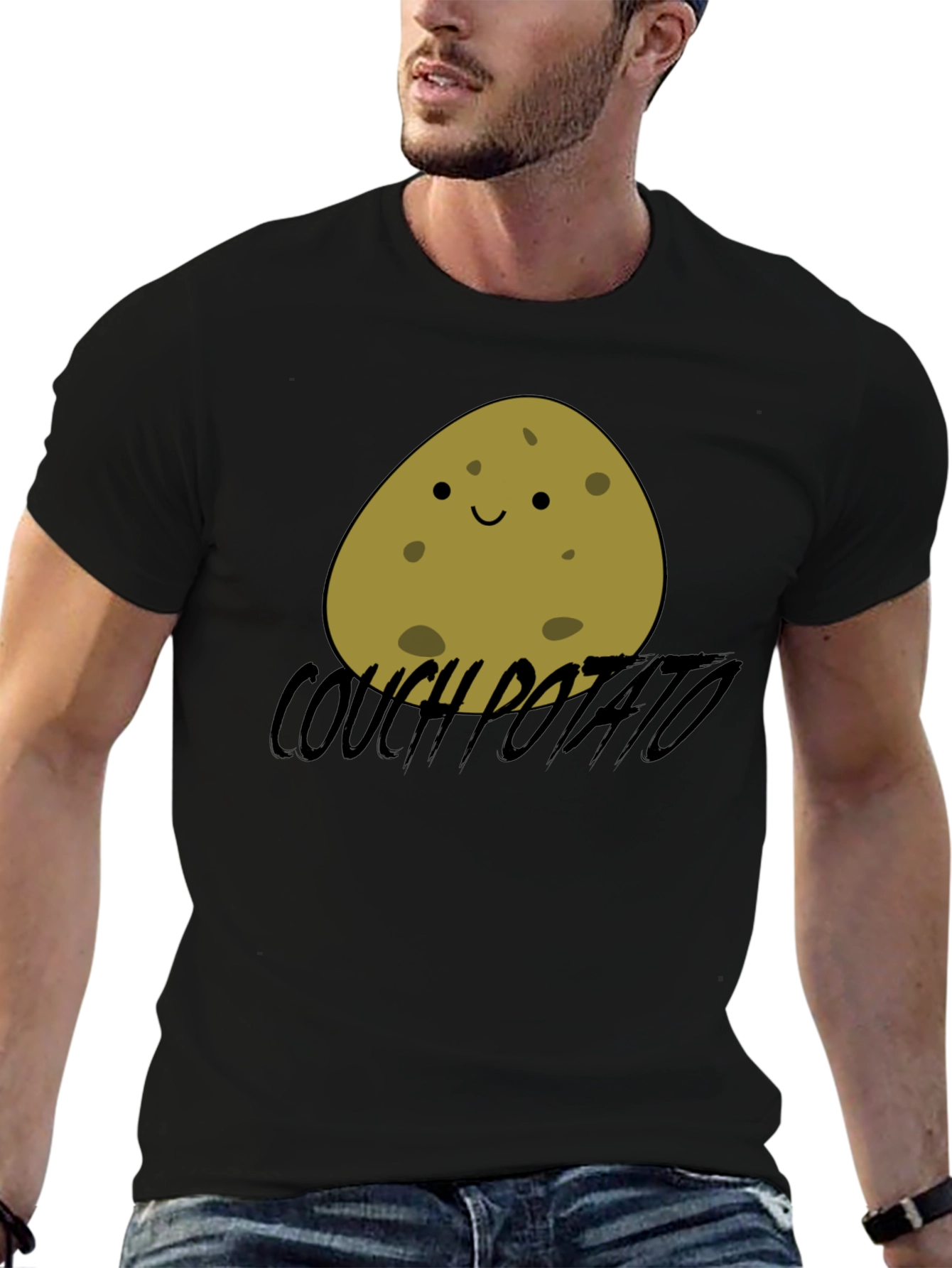 Couch Potato Graphic T-Shirt - Funny Relaxed Style