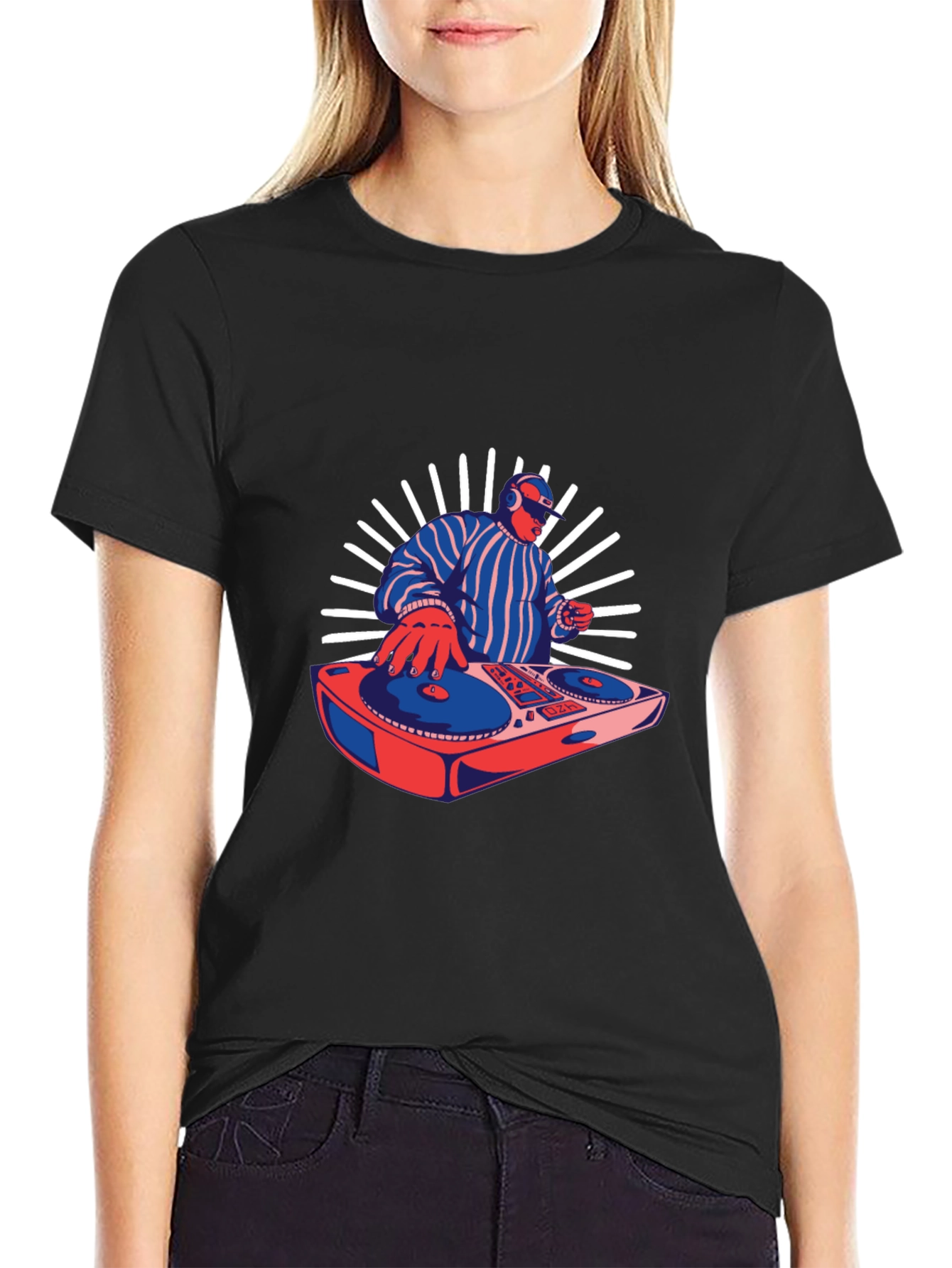 DJ Graphic Tee - Retro Music Lover T-Shirt