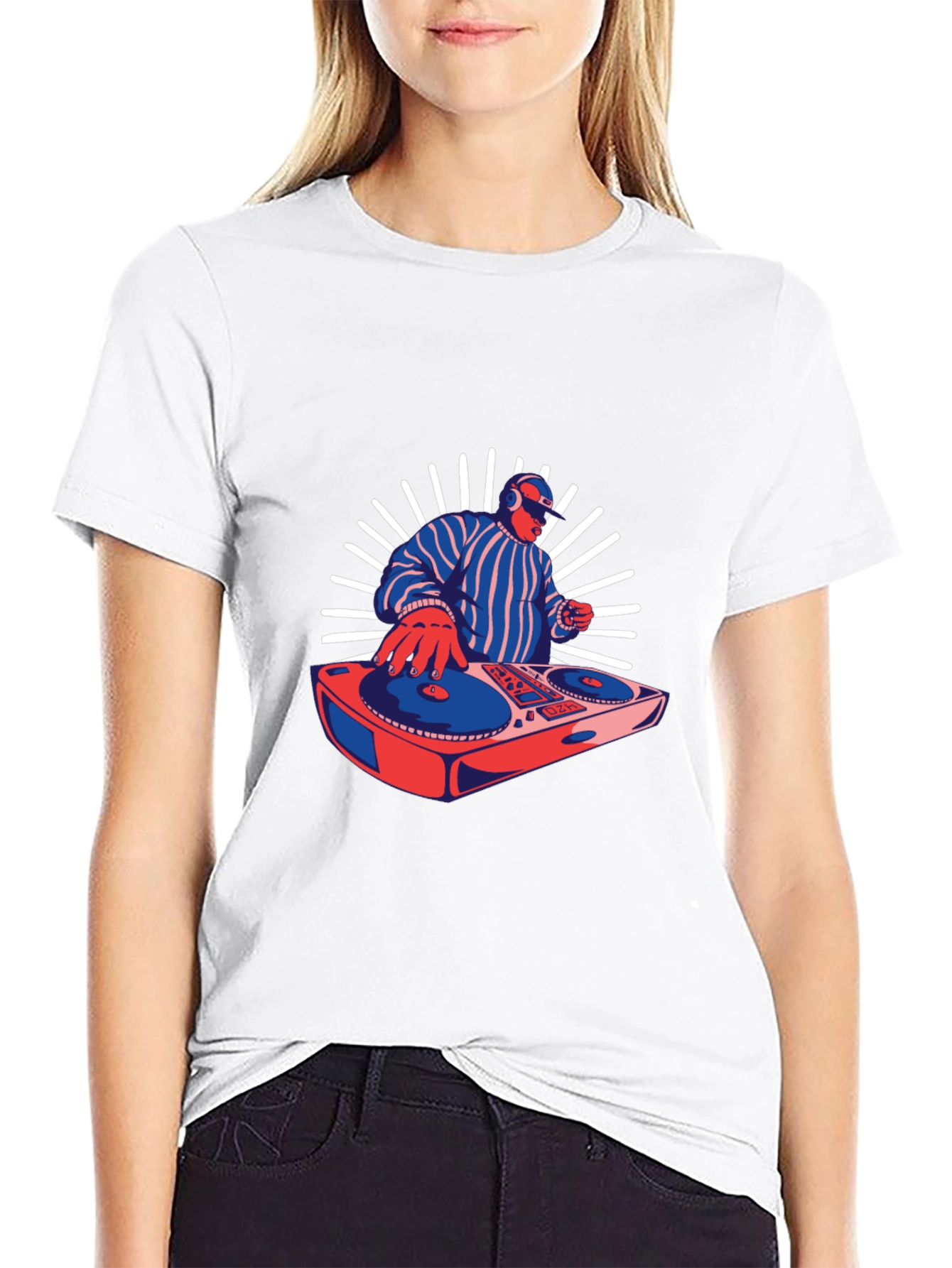 DJ Graphic Tee - Retro Music Lover T-Shirt