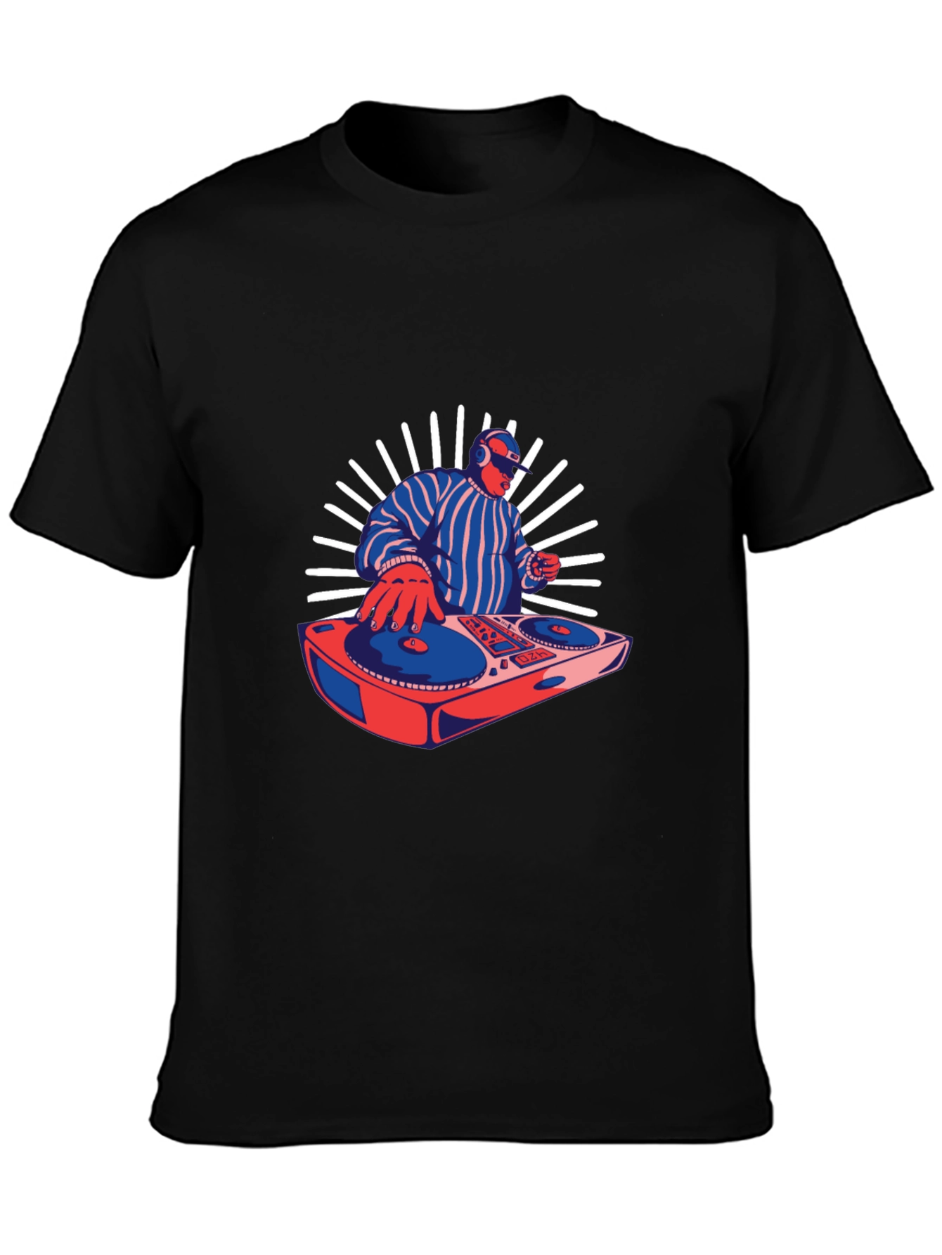 DJ Graphic Tee - Retro Music Lover T-Shirt