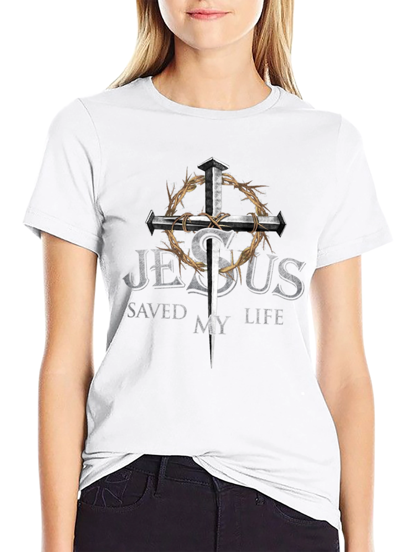 Jesus Saved My Life Christian T-Shirt