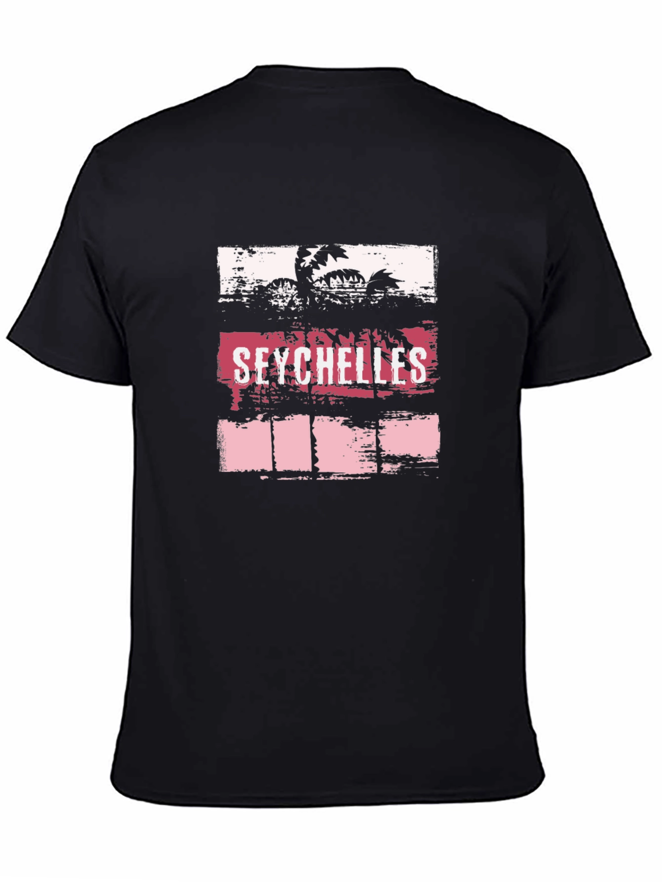 Seychelles Palm Tree Graphic T-Shirt - Island Style