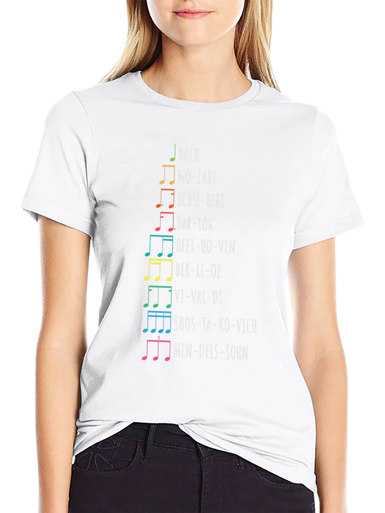 Musical Composer T-Shirt: Bach Mozart Beethoven & More!