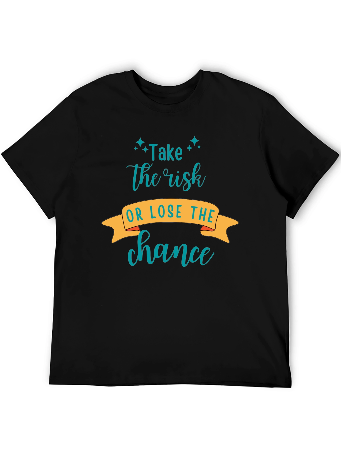 Risk Taker Graphic Tee - Black Short Sleeve
