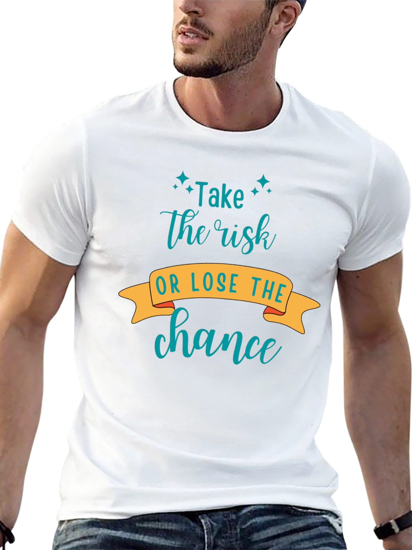 Risk Taker Graphic Tee - Black Short Sleeve