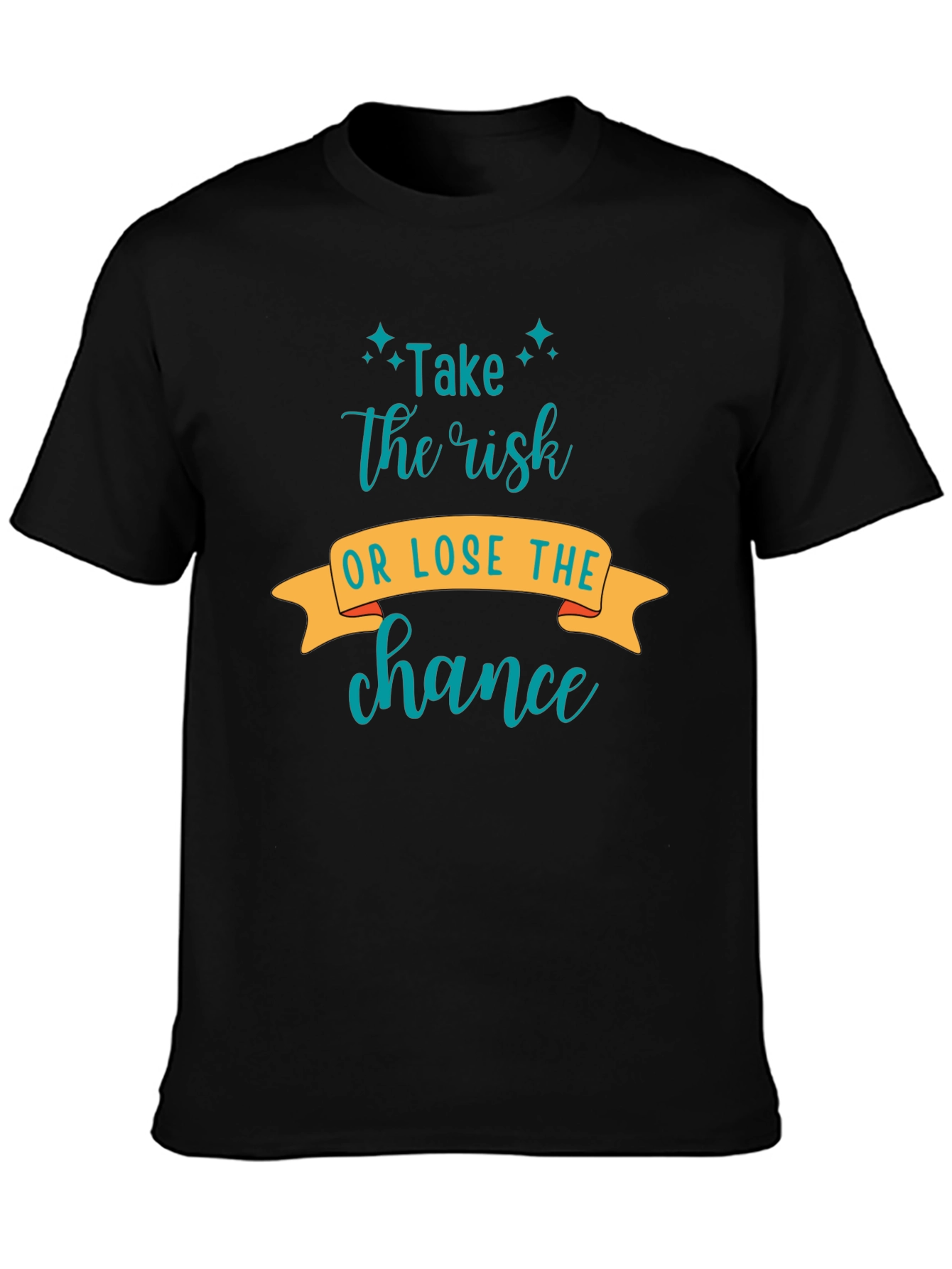 Risk Taker Graphic Tee - Black Short Sleeve