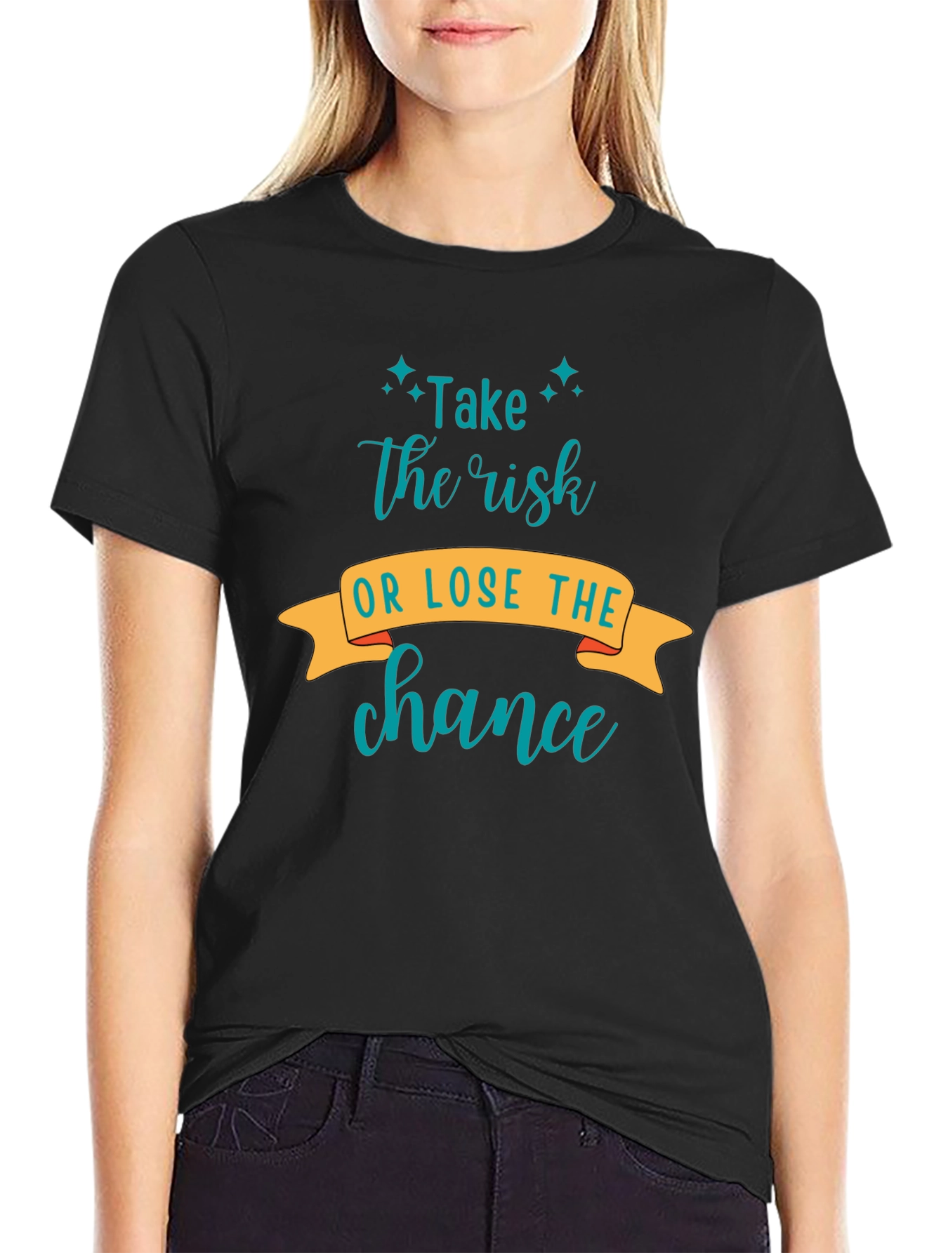 Risk Taker Graphic Tee - Black Short Sleeve