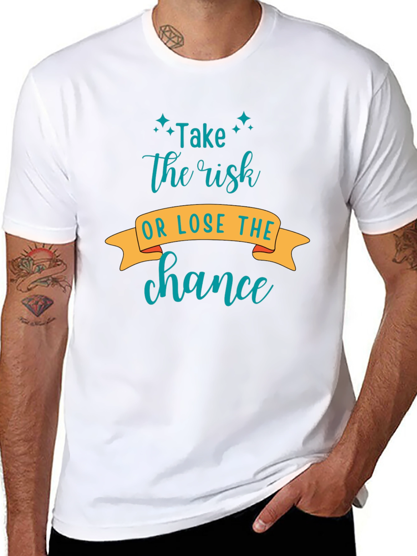 Risk Taker Graphic Tee - Black Short Sleeve