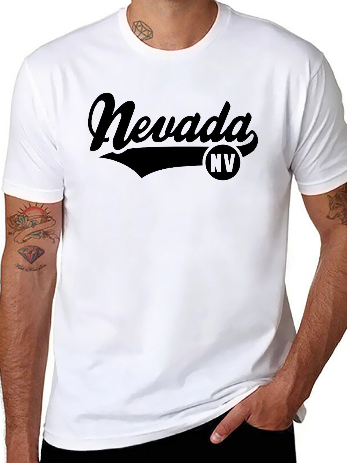 Nevada State Pride T-Shirt NV Black