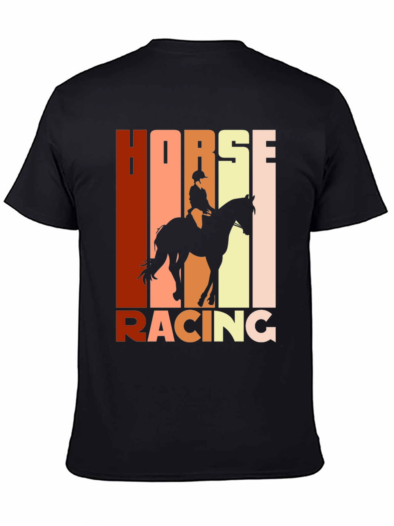 Equestrian Horse Racing Graphic T-Shirt