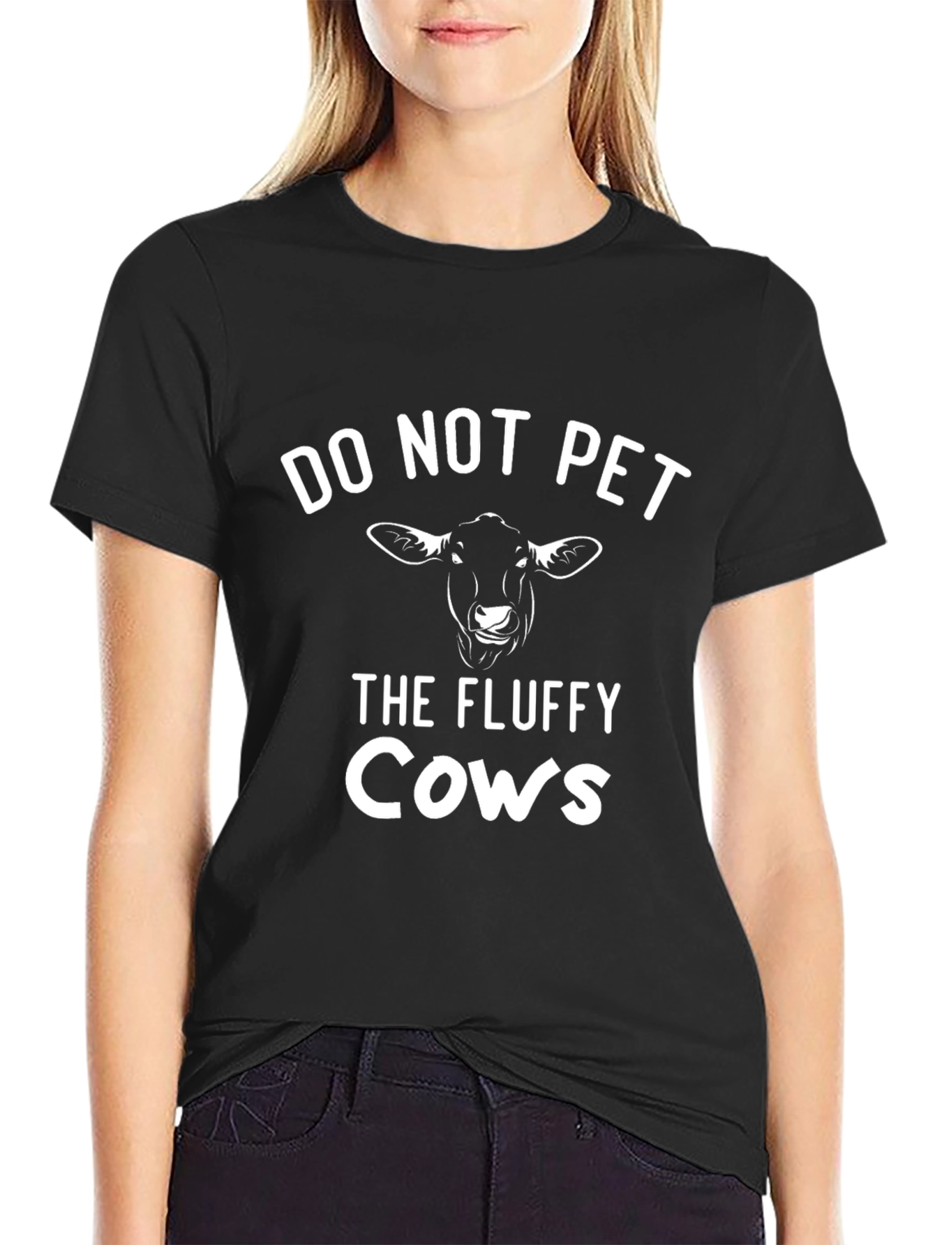 Do Not Pet the Fluffy Cows Graphic Tee
