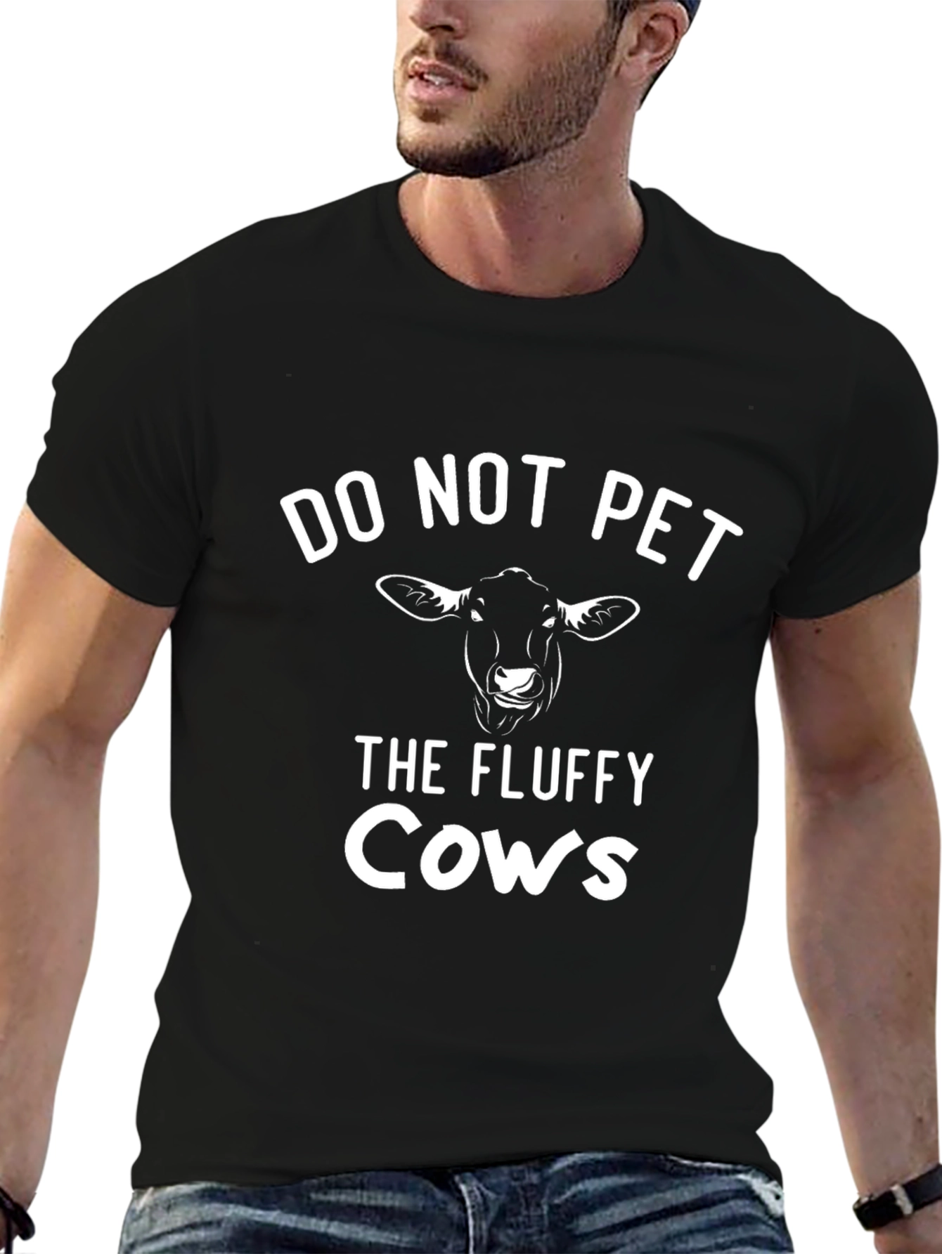 Do Not Pet the Fluffy Cows Graphic Tee