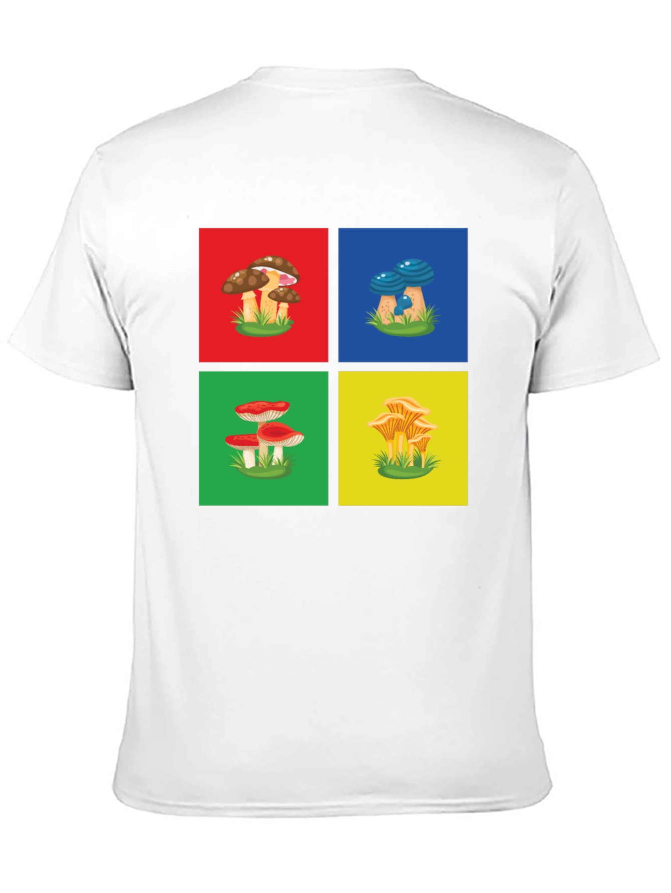 Mushroom Art Graphic T-Shirt - Funky Nature Tee