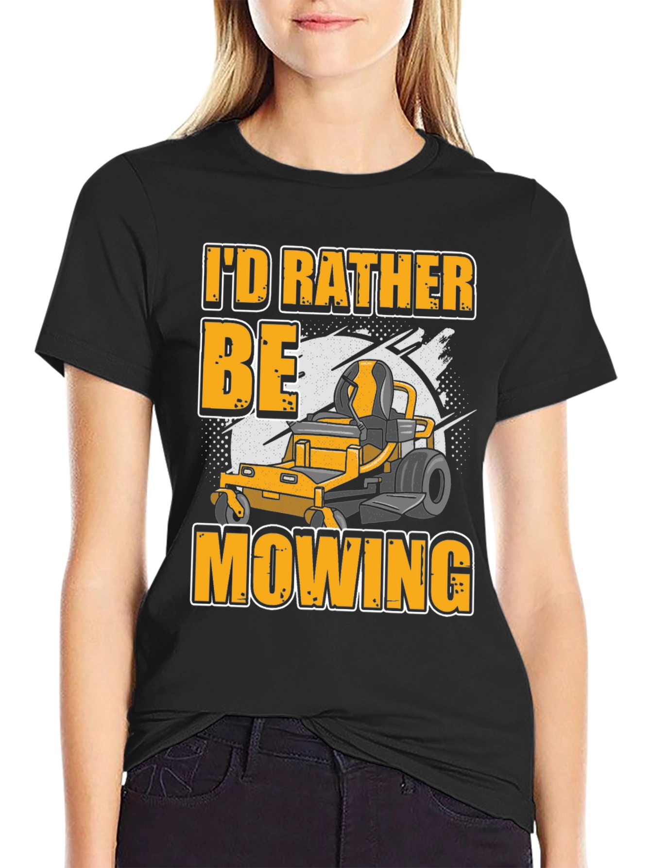Id Rather Be Mowing T-Shirt