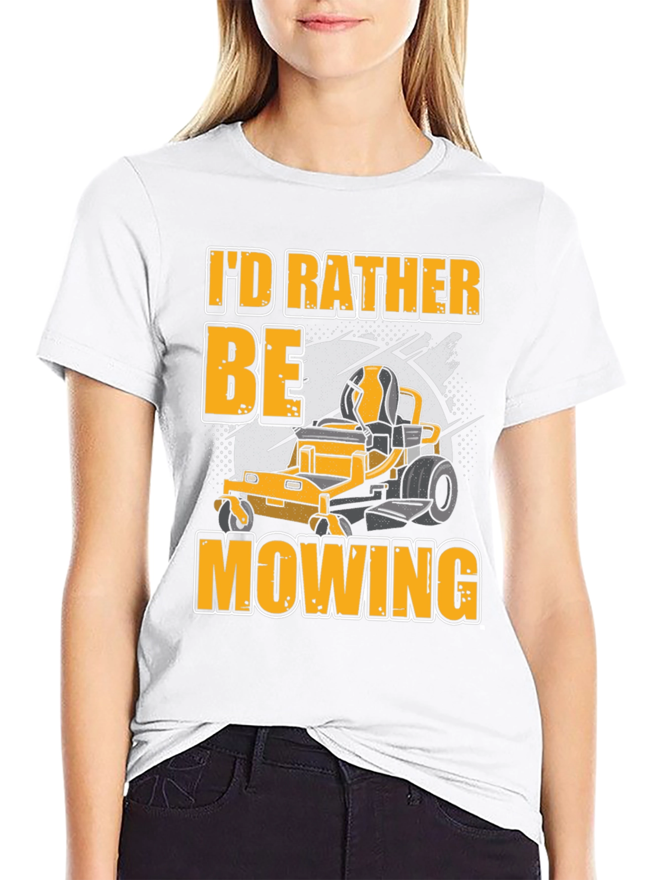 Id Rather Be Mowing T-Shirt
