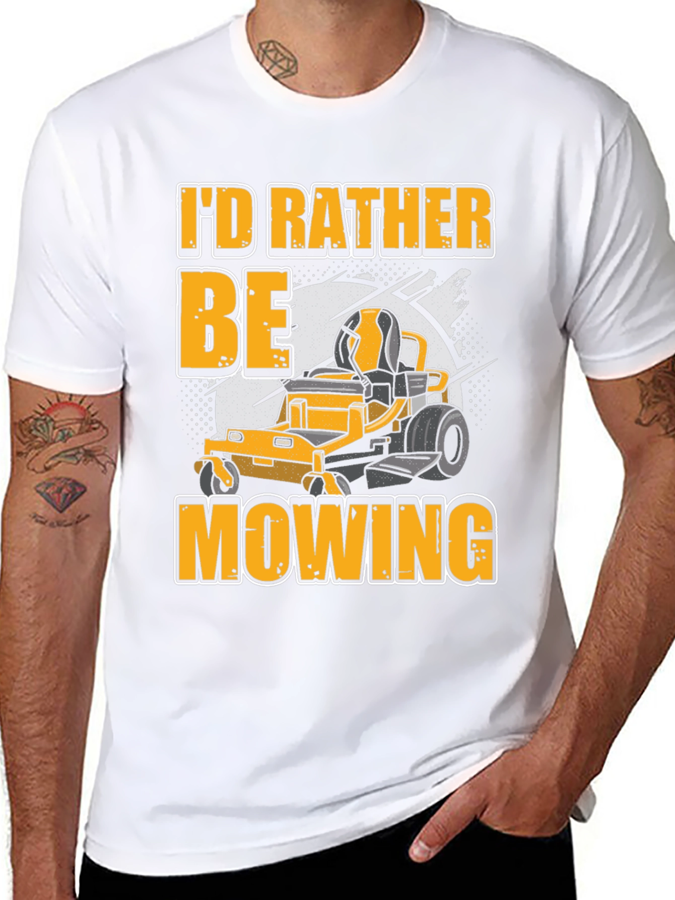 Id Rather Be Mowing T-Shirt