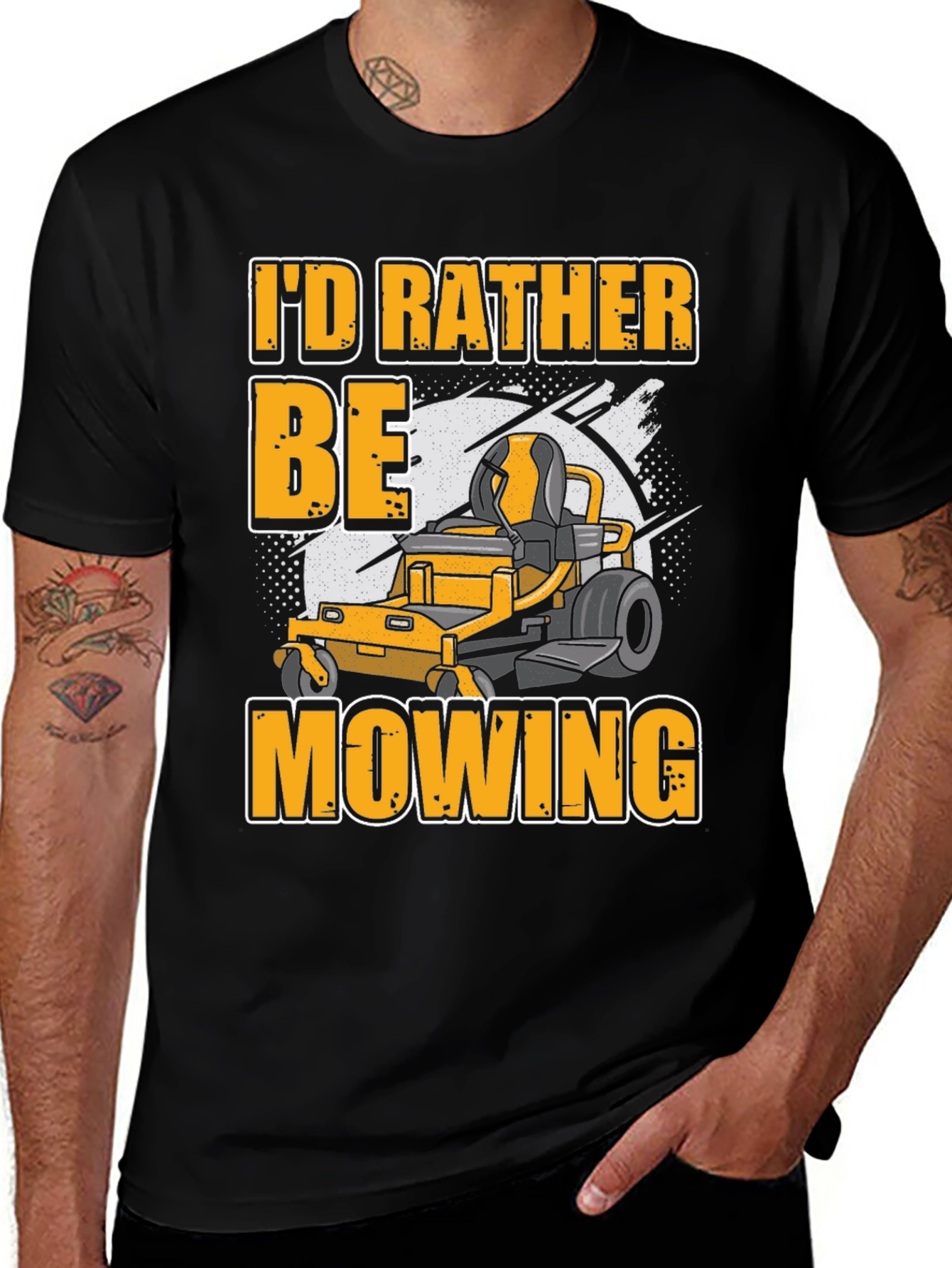 Id Rather Be Mowing T-Shirt