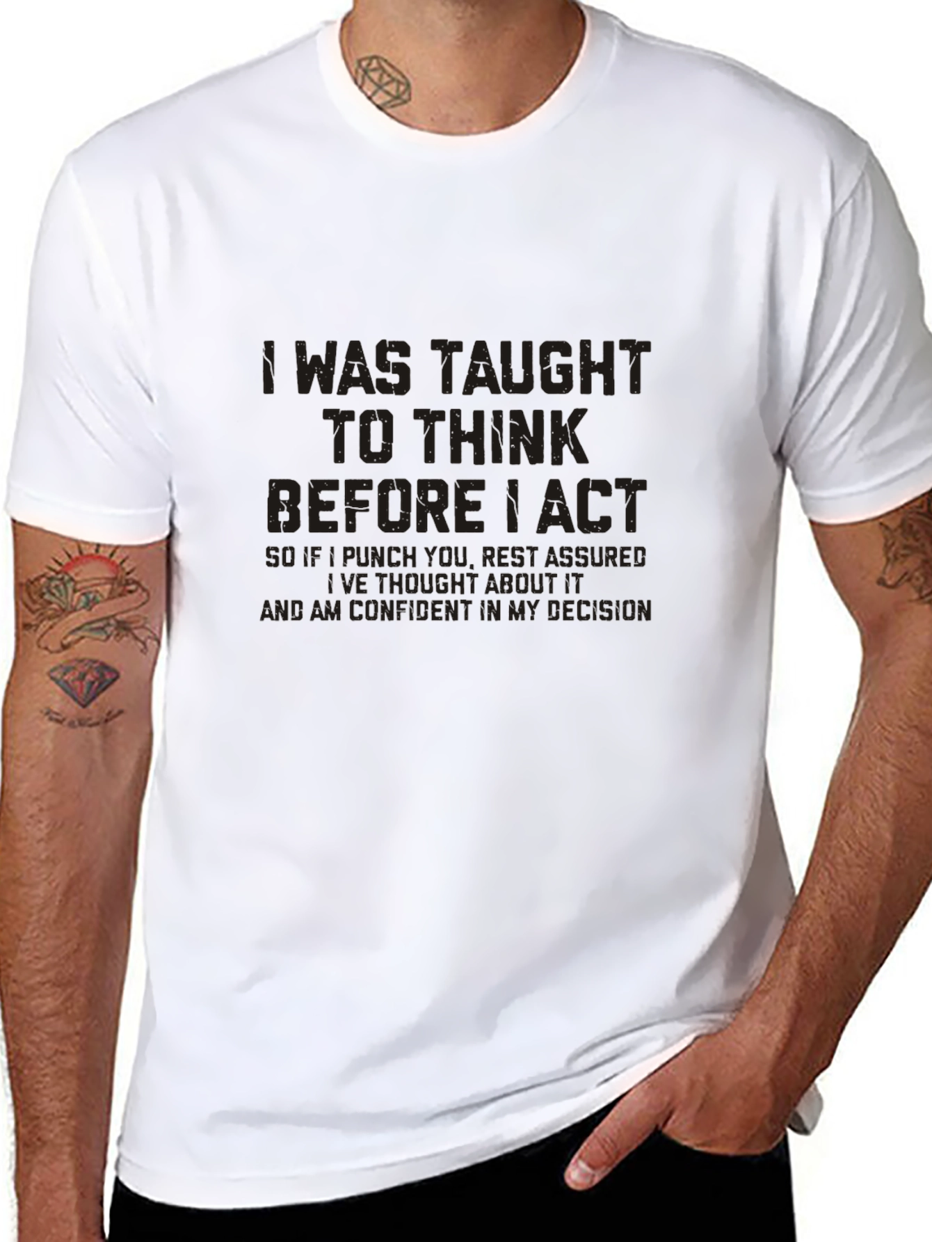 Think Before I Act Graphic Tee