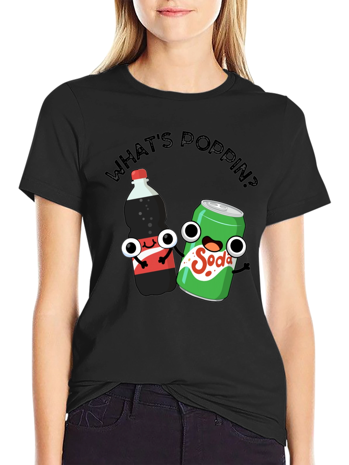 Whats Poppin? Funny Soda T-Shirt