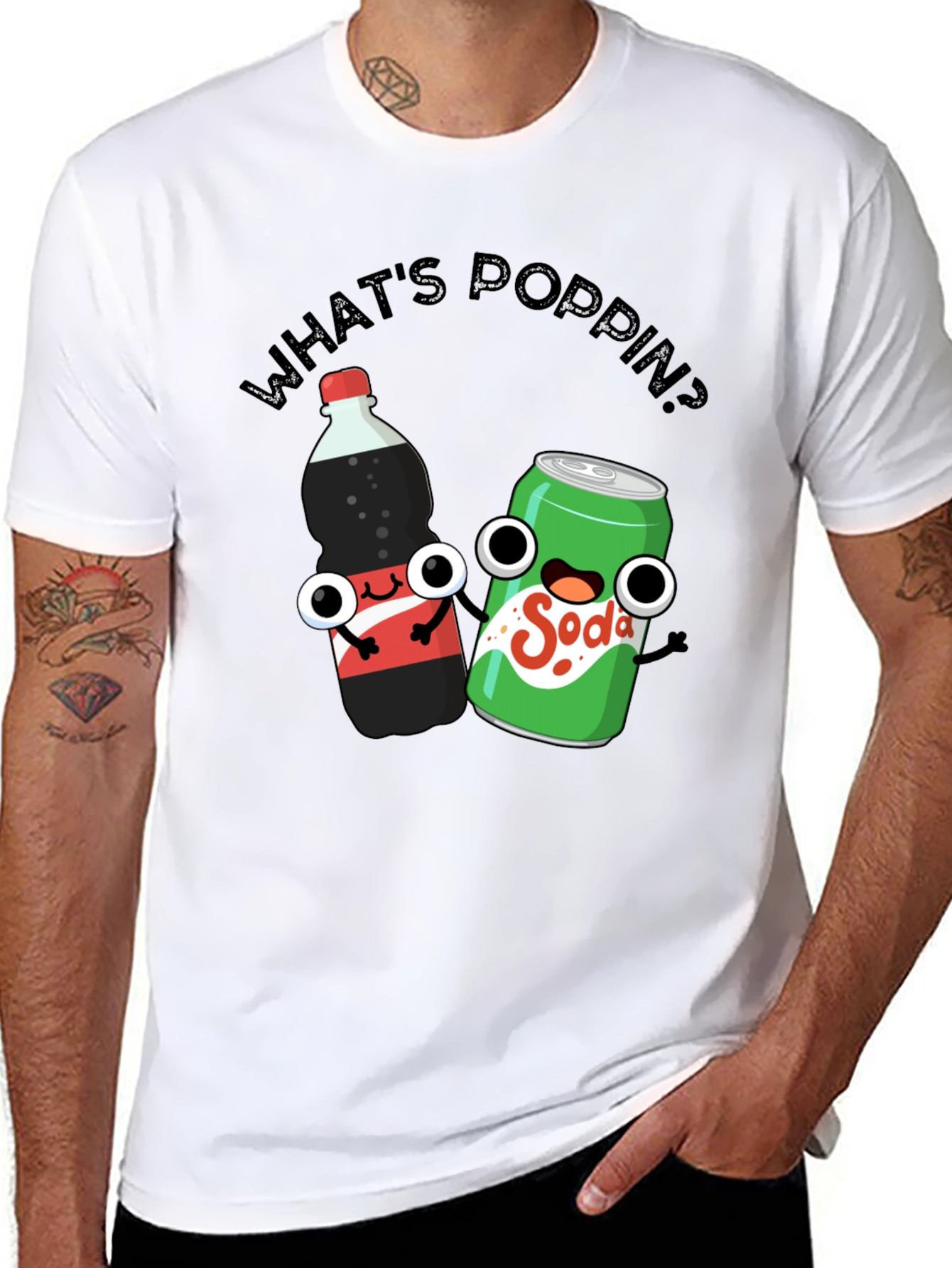 Whats Poppin? Funny Soda T-Shirt