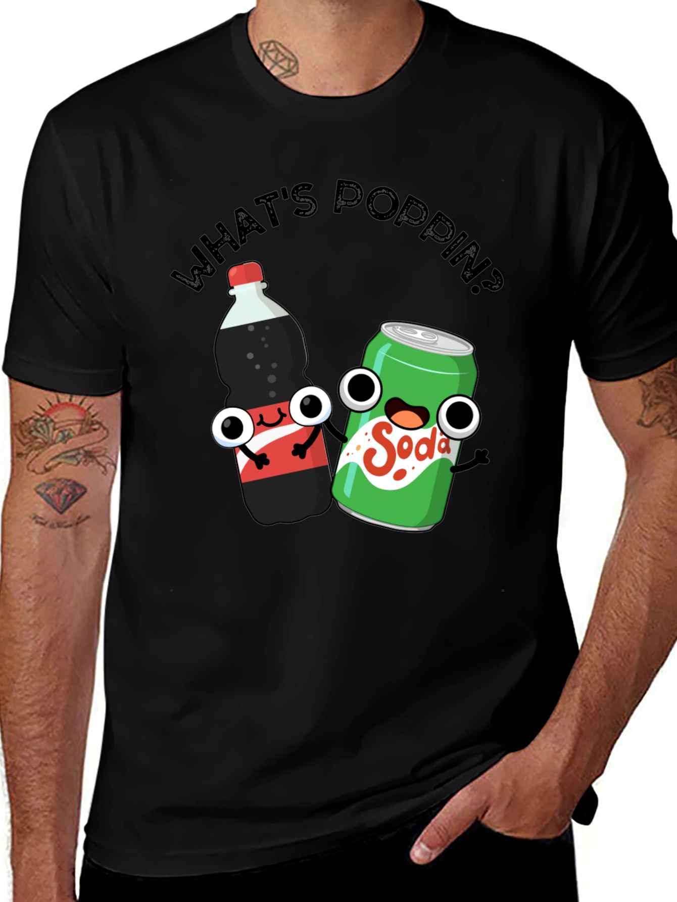 Whats Poppin? Funny Soda T-Shirt