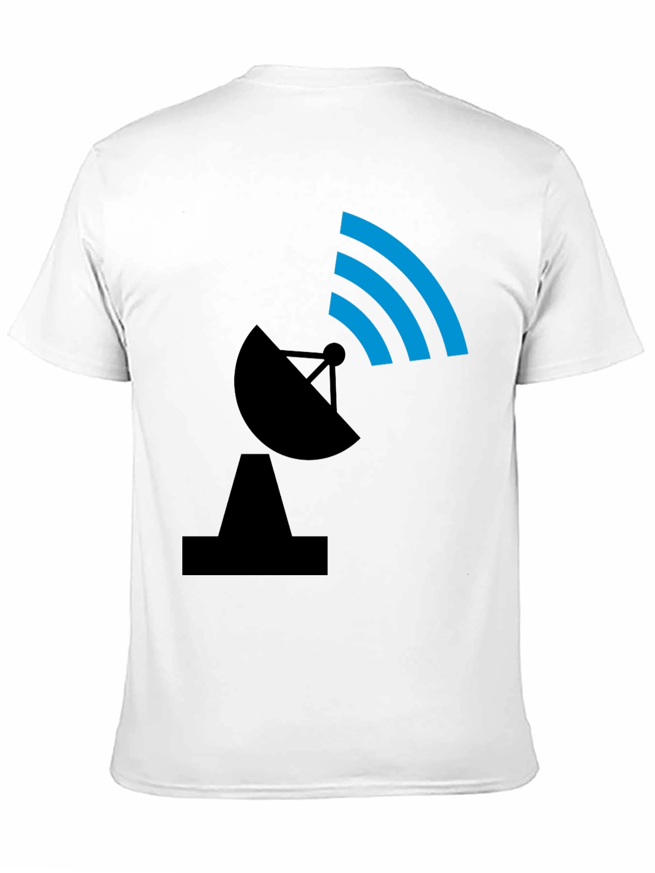 Satellite Dish Graphic Tee - Black