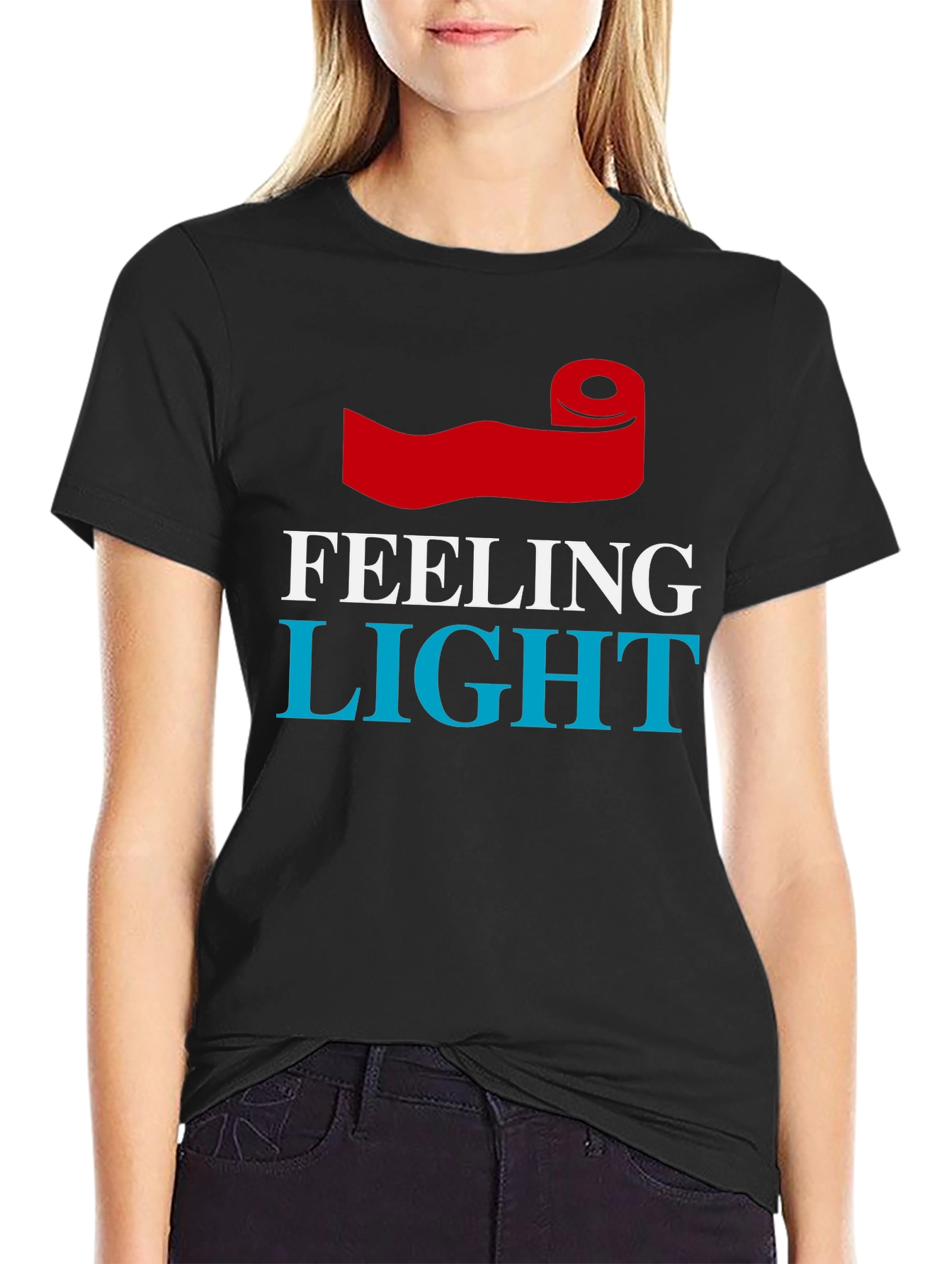Feeling Light Toilet Paper Roll Graphic Tee