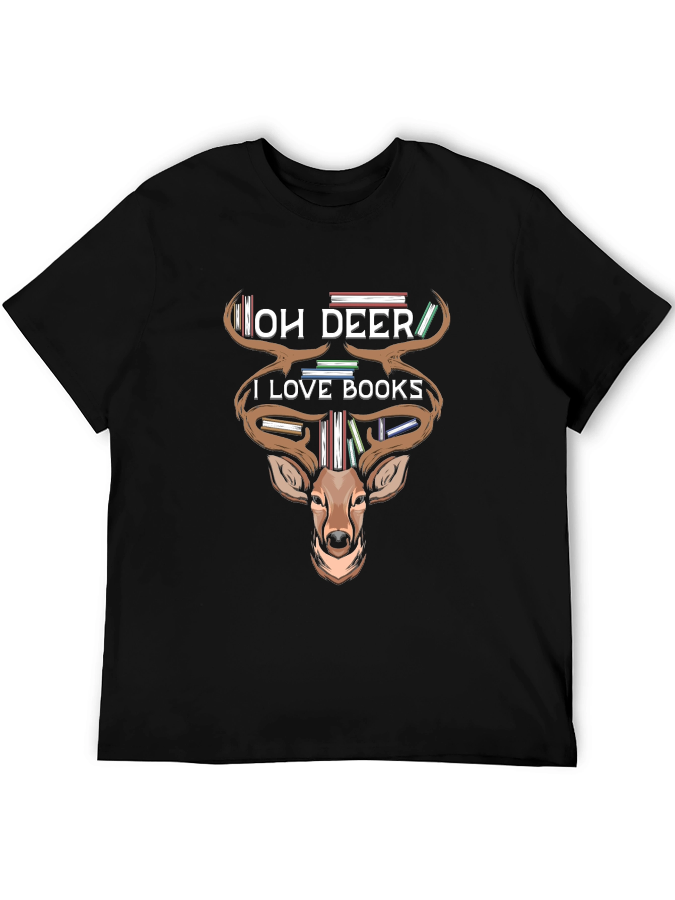 Oh Deer I Love Books T-Shirt