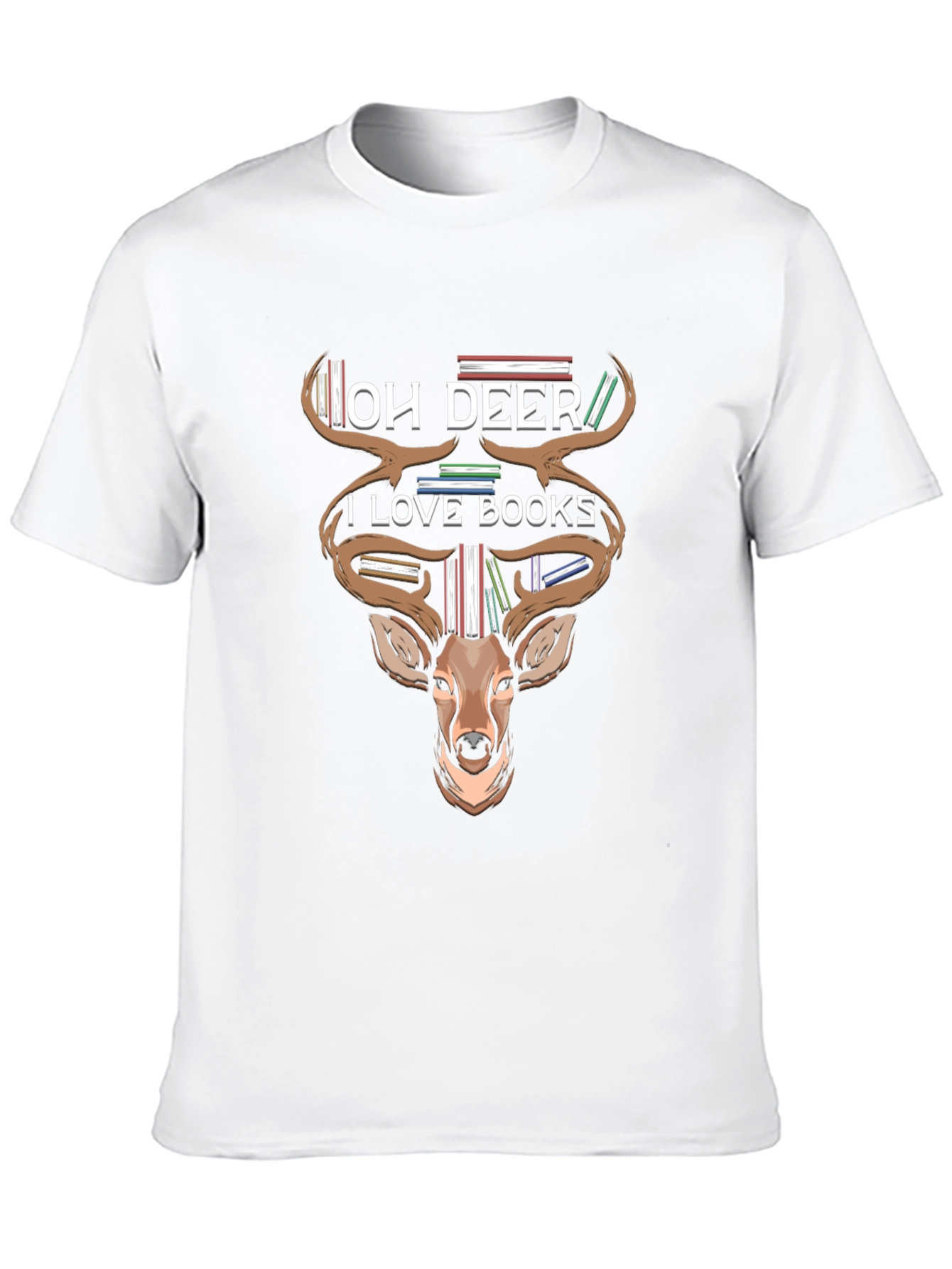 Oh Deer I Love Books T-Shirt