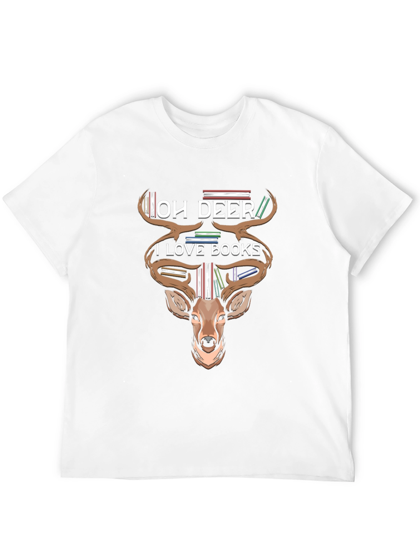 Oh Deer I Love Books T-Shirt